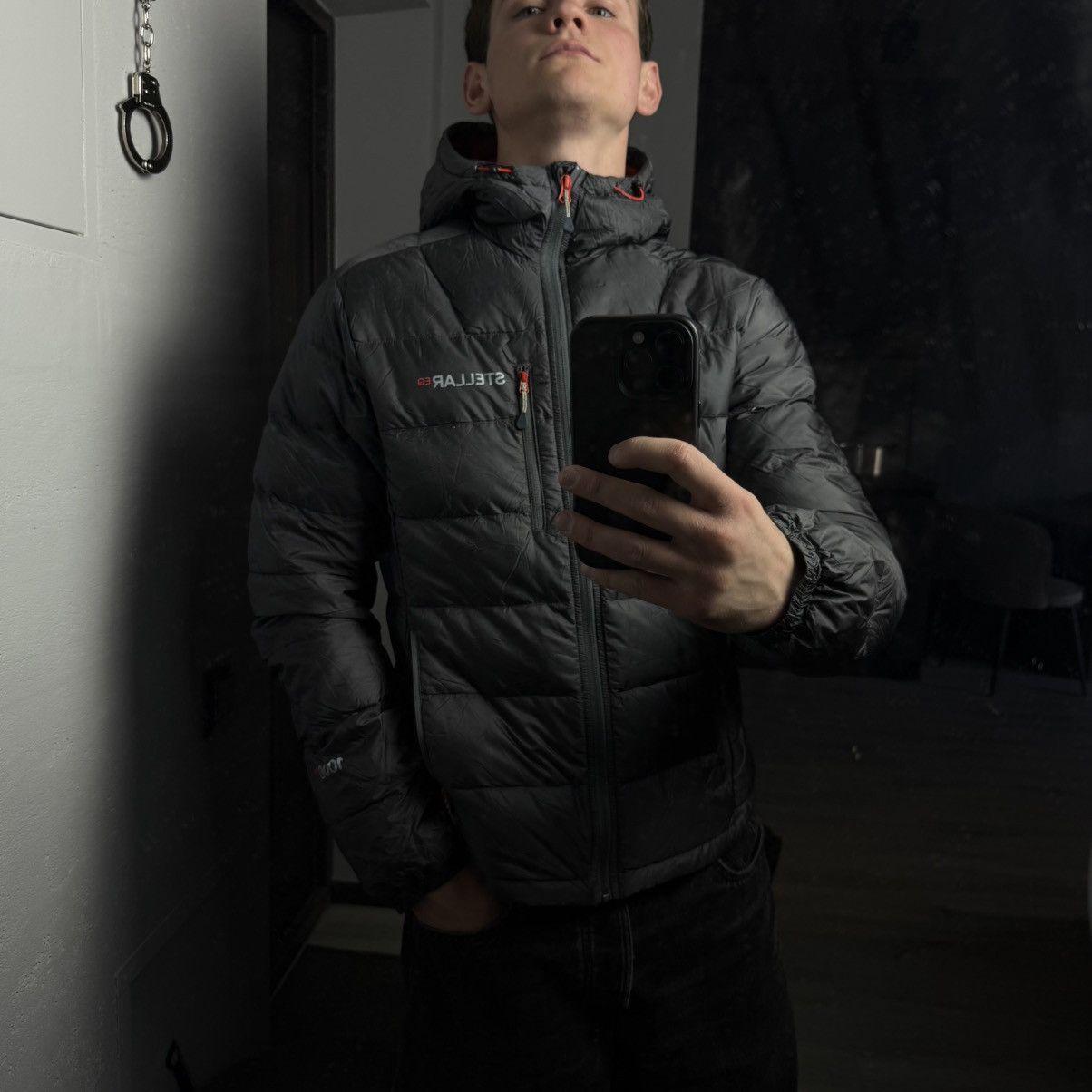 Vision Streetwear Vintage Puffer Jacket Stellar Equipment Down Hoodir Size US M / EU 48-50 / 2 - 2 Thumbnail