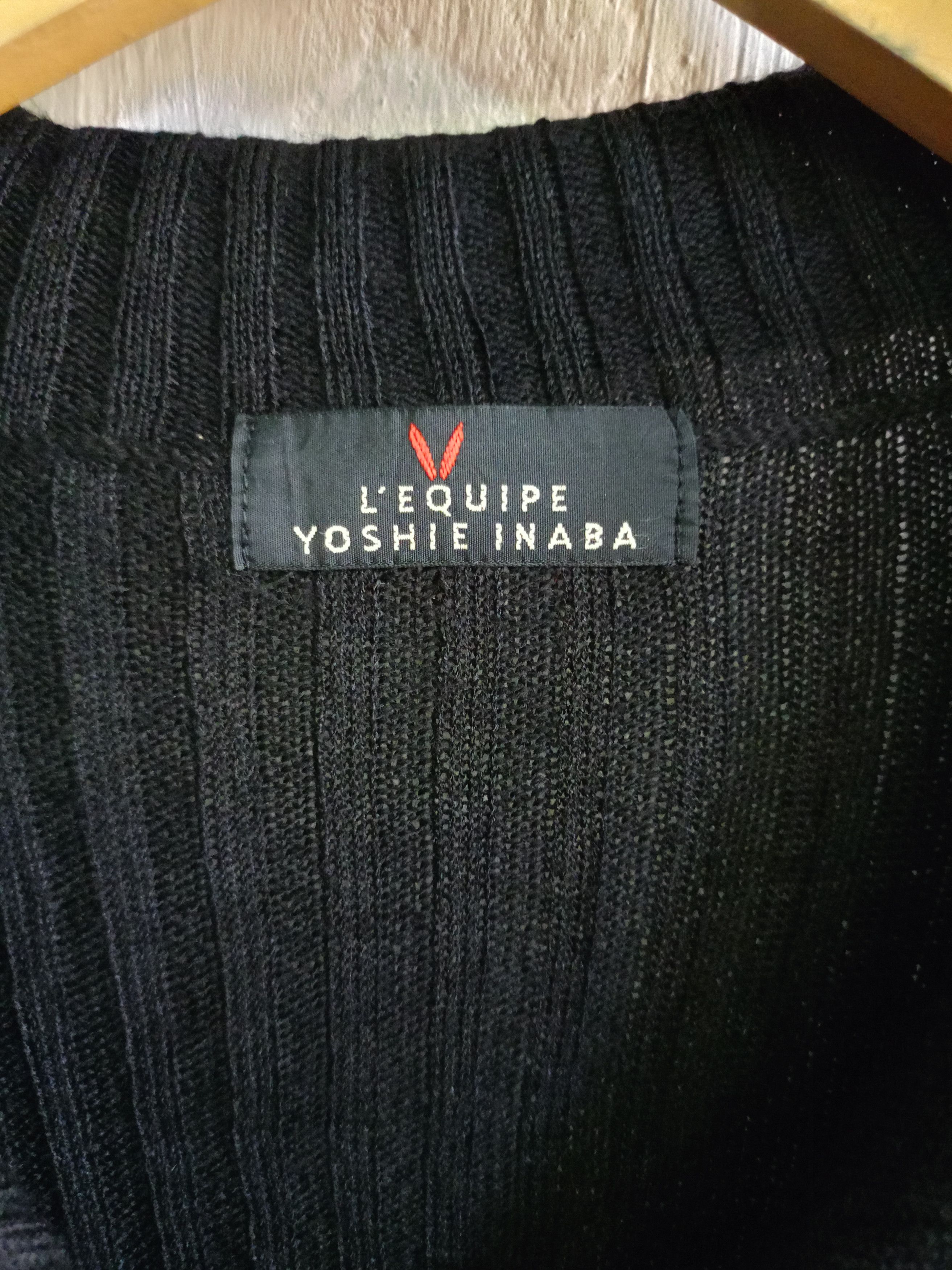 Japanese Brand × Y's × yoshie inaba L'EQUIPE Yoshie Inaba Knit Button Cardigan Size M / US 6-8 / IT 42-44 - 4 Thumbnail