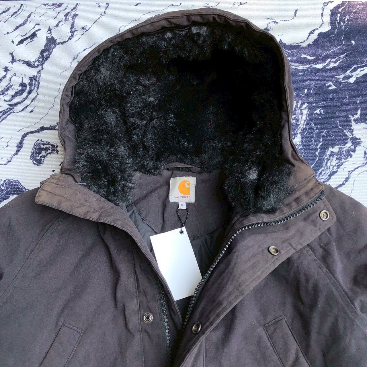 Carhartt Carhartt WIP Trapper Parka Black – Rugged Winter Jacket - M Size US M / EU 48-50 / 2 - 2 Thumbnail