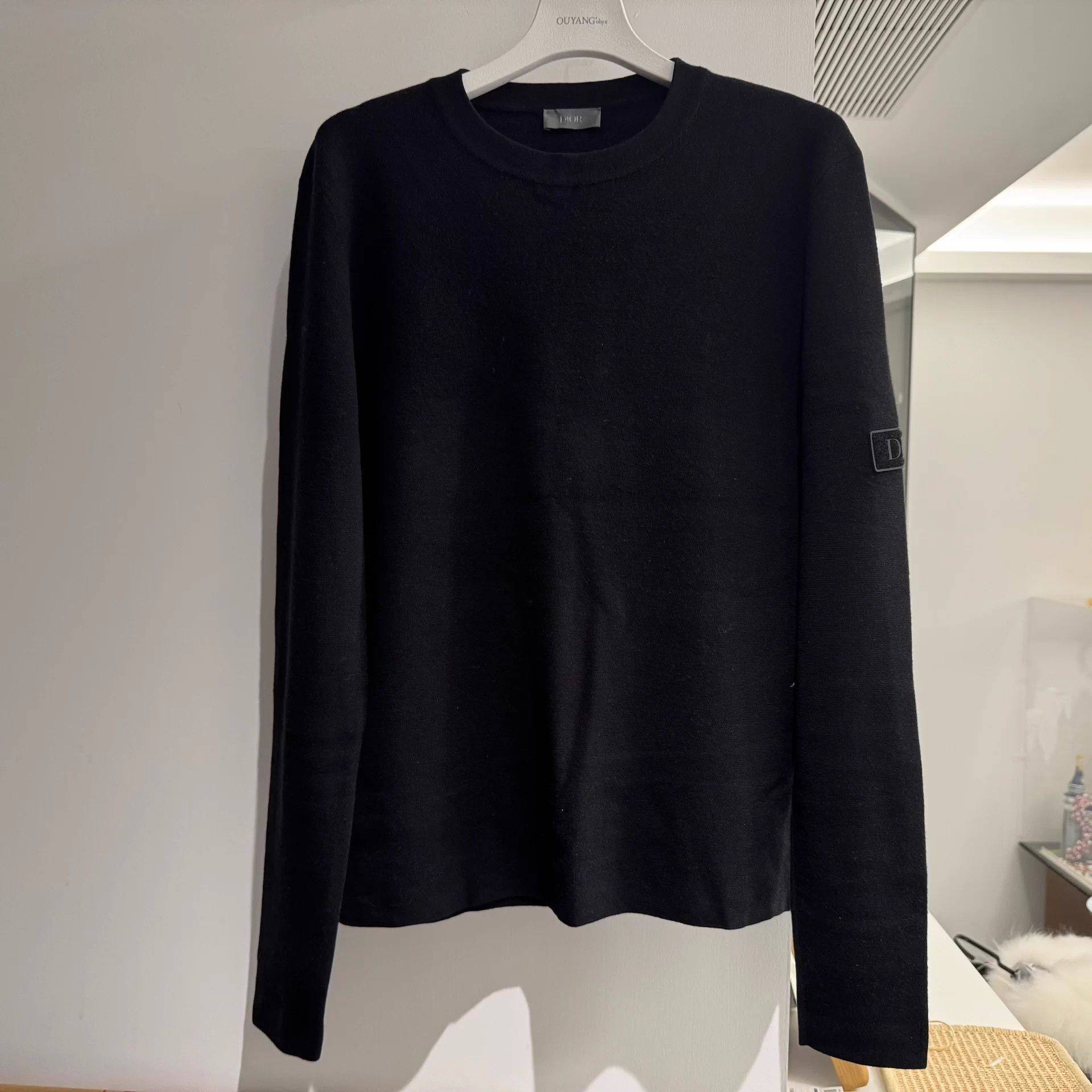 Dior Dior Logo Knit Sweater Black S Size US S / EU 44-46 / 1 - 1 Thumbnail