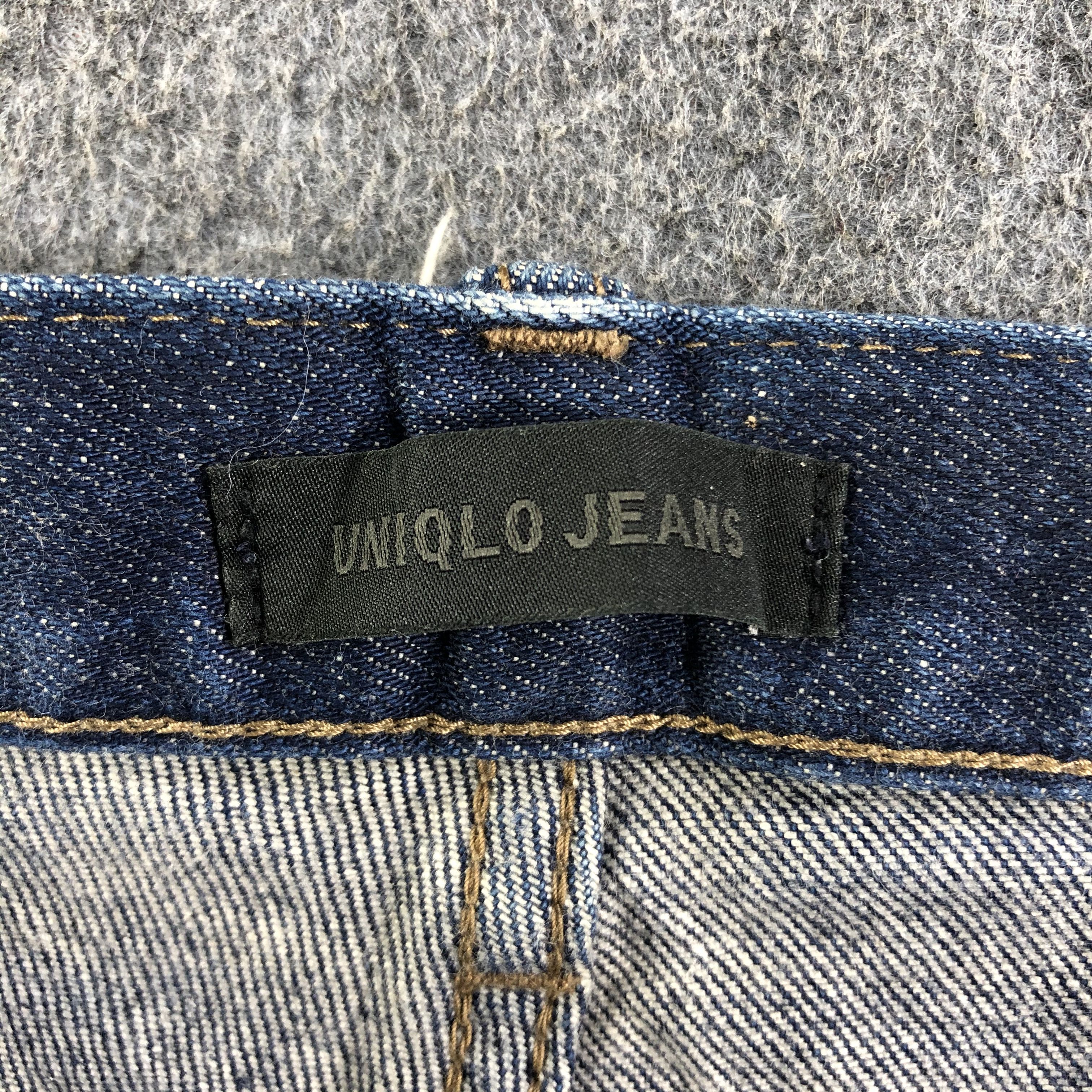 Japanese Brand Uniqlo Redline Jeans Blue Wash Denim -J2843 Size US 34 / EU 50 - 8 Thumbnail