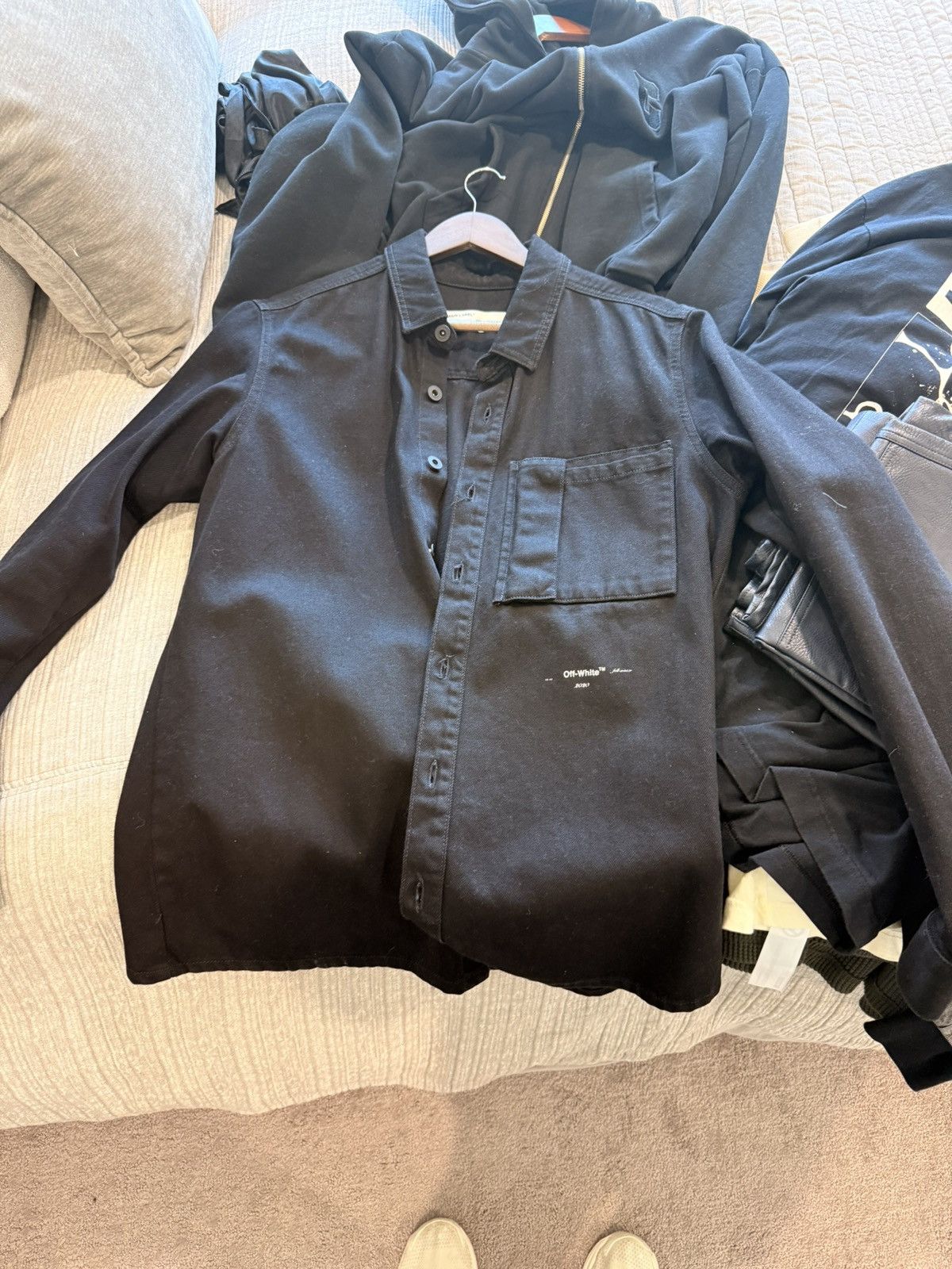 Off-White Off-White Denim Shirt Size US L / EU 52-54 / 3 - 1 Thumbnail