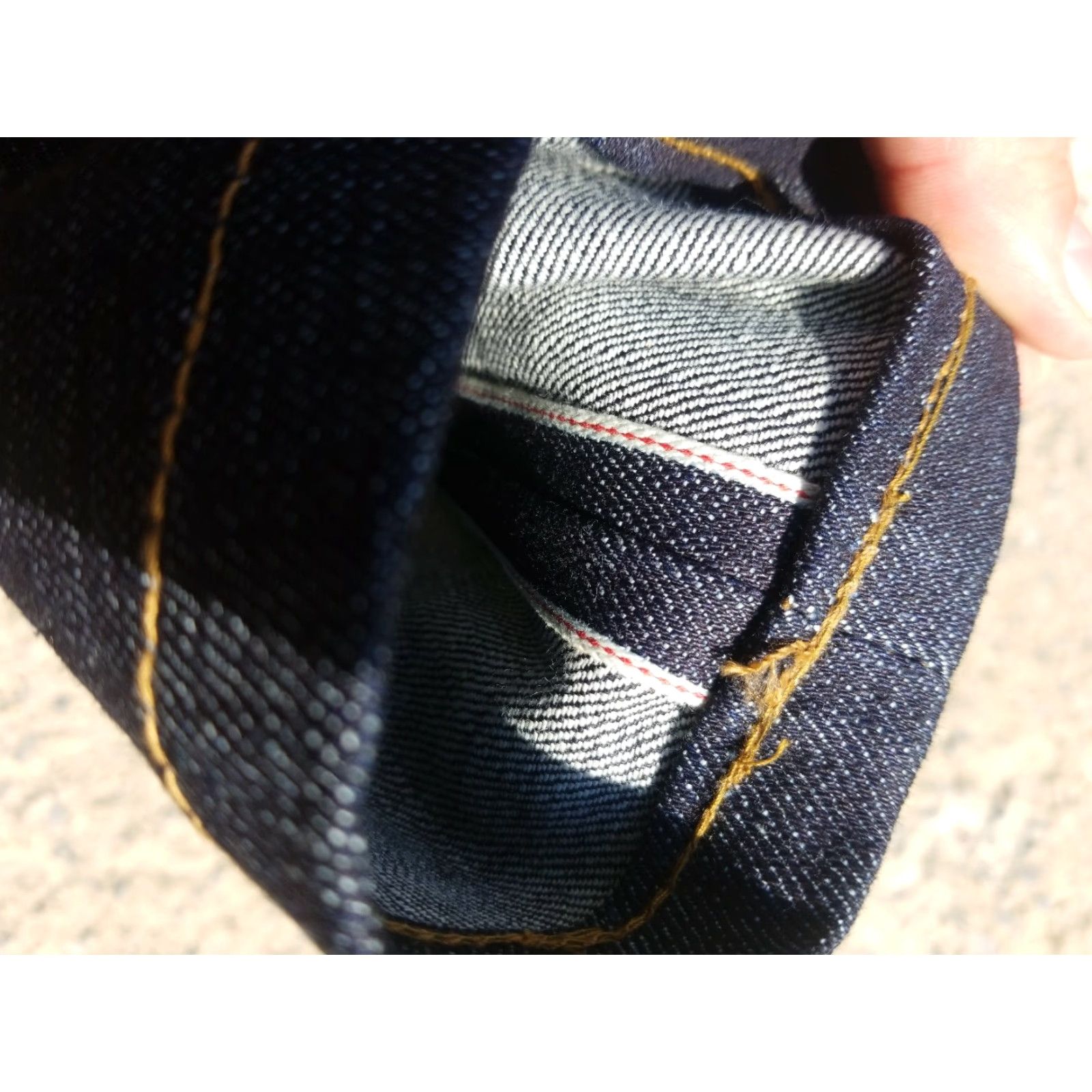 Denime COAT OF ARMS LOWER EAST SIDE BROOKLYN DENIM SELVEDGE JEANS 29x36 Blue Regular 100% Cotton Classic Jeans Mens Size US 29 - 4 Thumbnail