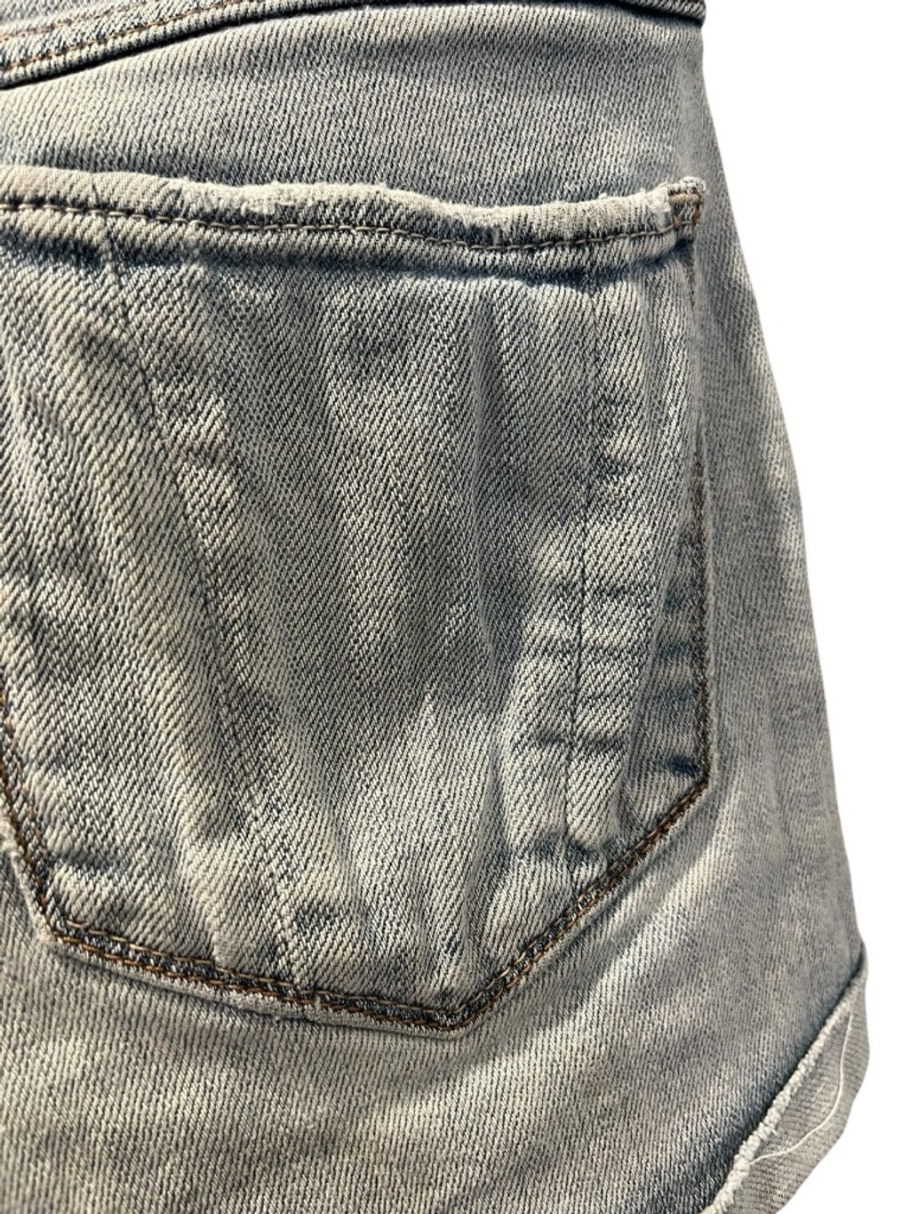 Abercrombie & Fitch Abercrombie Distressed Denim Shorts Blue Button Fly Size 24 Size 25" / US 0 / IT 36 - 8 Thumbnail