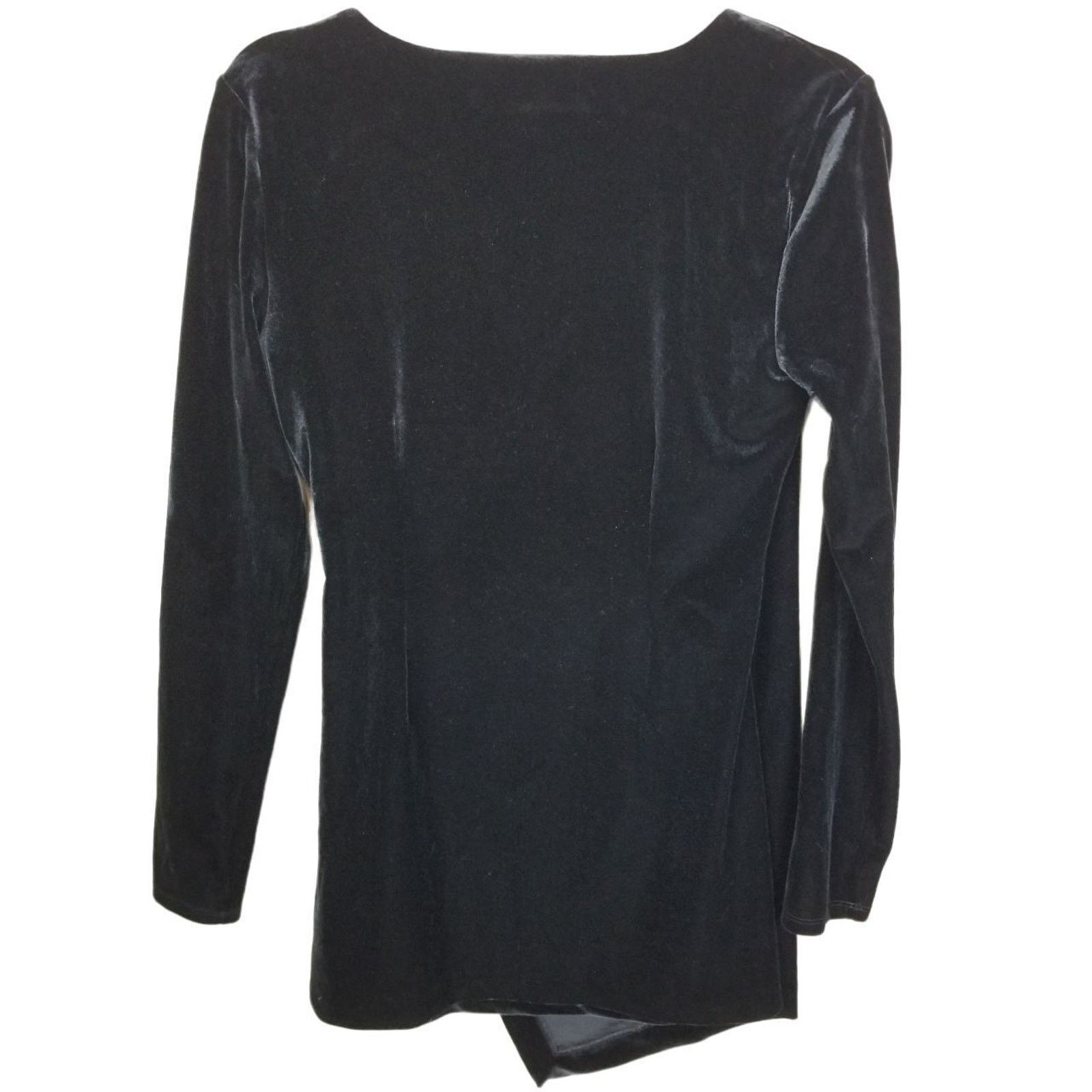 White House Black Market White House Black Market Velvet Top Witchy Vamp Whimsigoth Size XS / US 0-2 / IT 36-38 - 8 Thumbnail