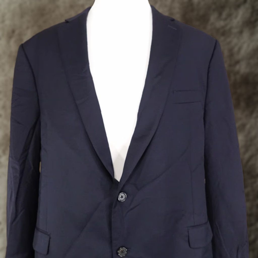 Lauren Ralph Lauren Blazer Mens 50L Navy Wool Two-Button