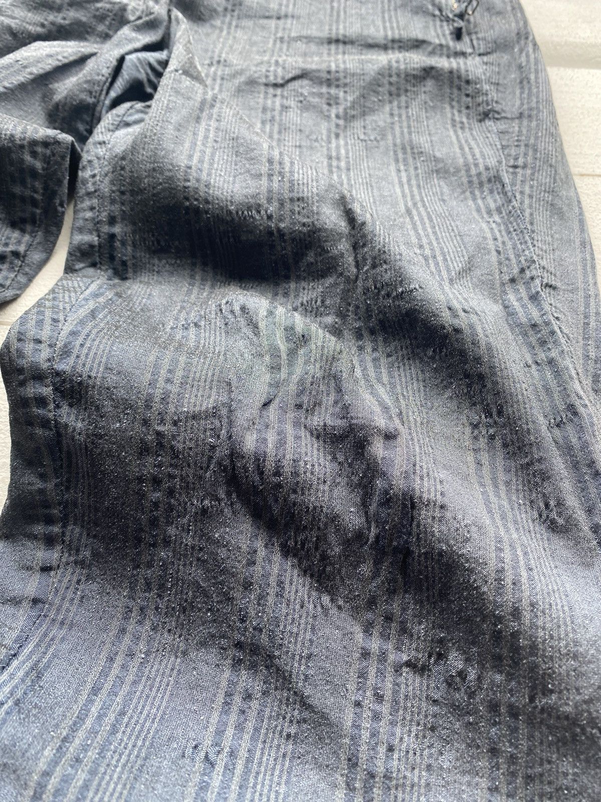 Annette Gortz × Vintage Gothic Annette Gortz Dark Blue Avant Garde Pants 29 rundholz Size 29" - 24 Thumbnail
