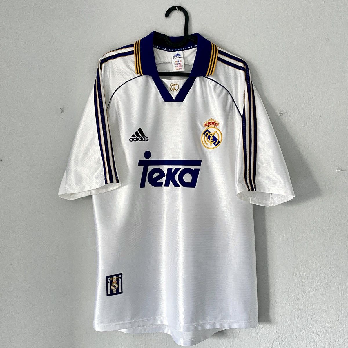 Adidas × Vintage 1998 2000 Real Madrid Vintage Adidas Home Kit Soccer Jersey Size US M / EU 48-50 / 2 - 3 Thumbnail