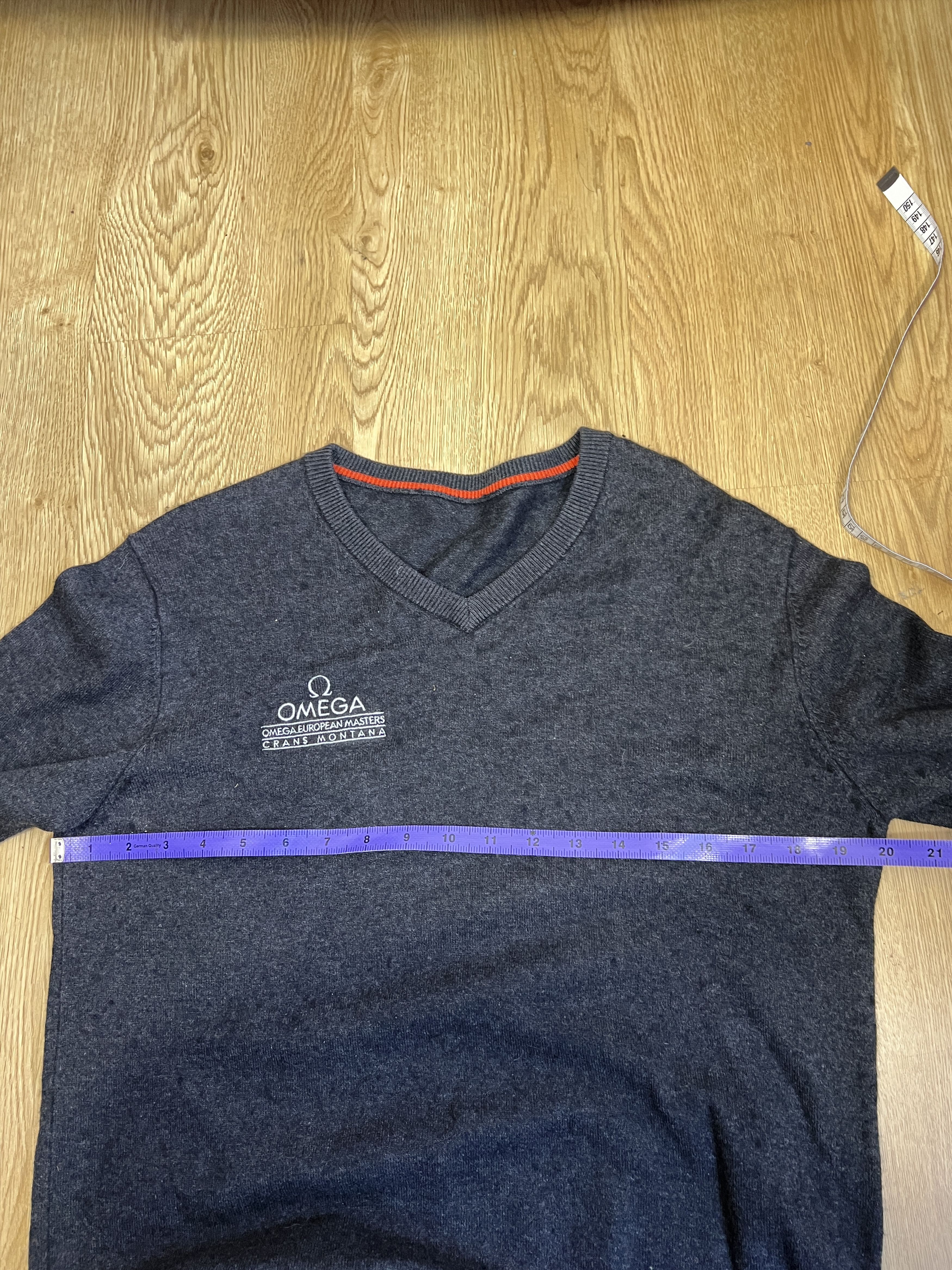 KJUS × Omega KJUS OMEGA CRANS MONTANA V NECK LANA SWEATER GRAY Size US M / EU 48-50 / 2 - 10 Thumbnail