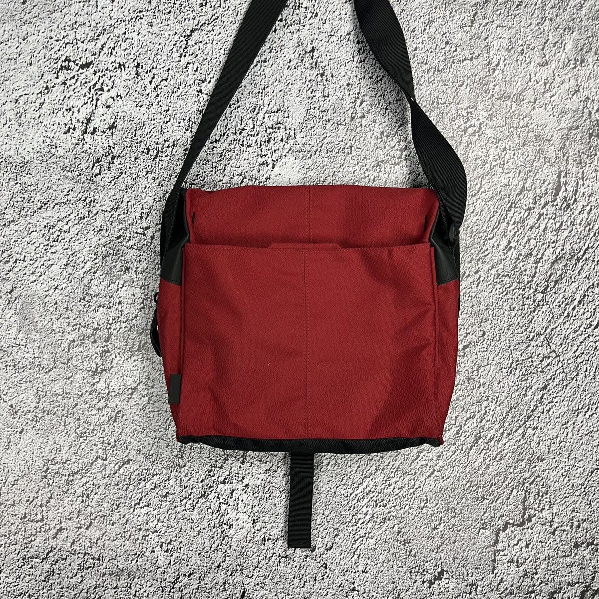 Nike × Vintage 🧰VINTAGE🧰 Nike 90s Crossbody Messenger Y2K Red Shoulder Bag Size ONE SIZE - 10 Thumbnail