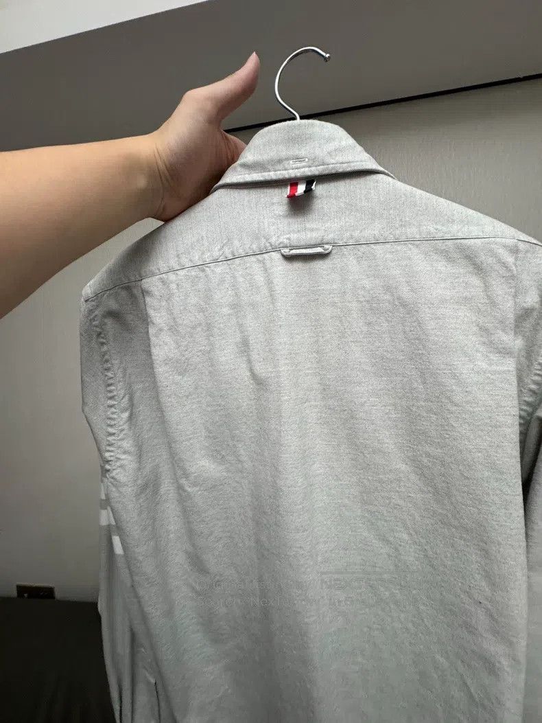 Thom Browne Thom Browne Long Sleeve Button Shirt Size US XL / EU 56 / 4 - 8 Thumbnail