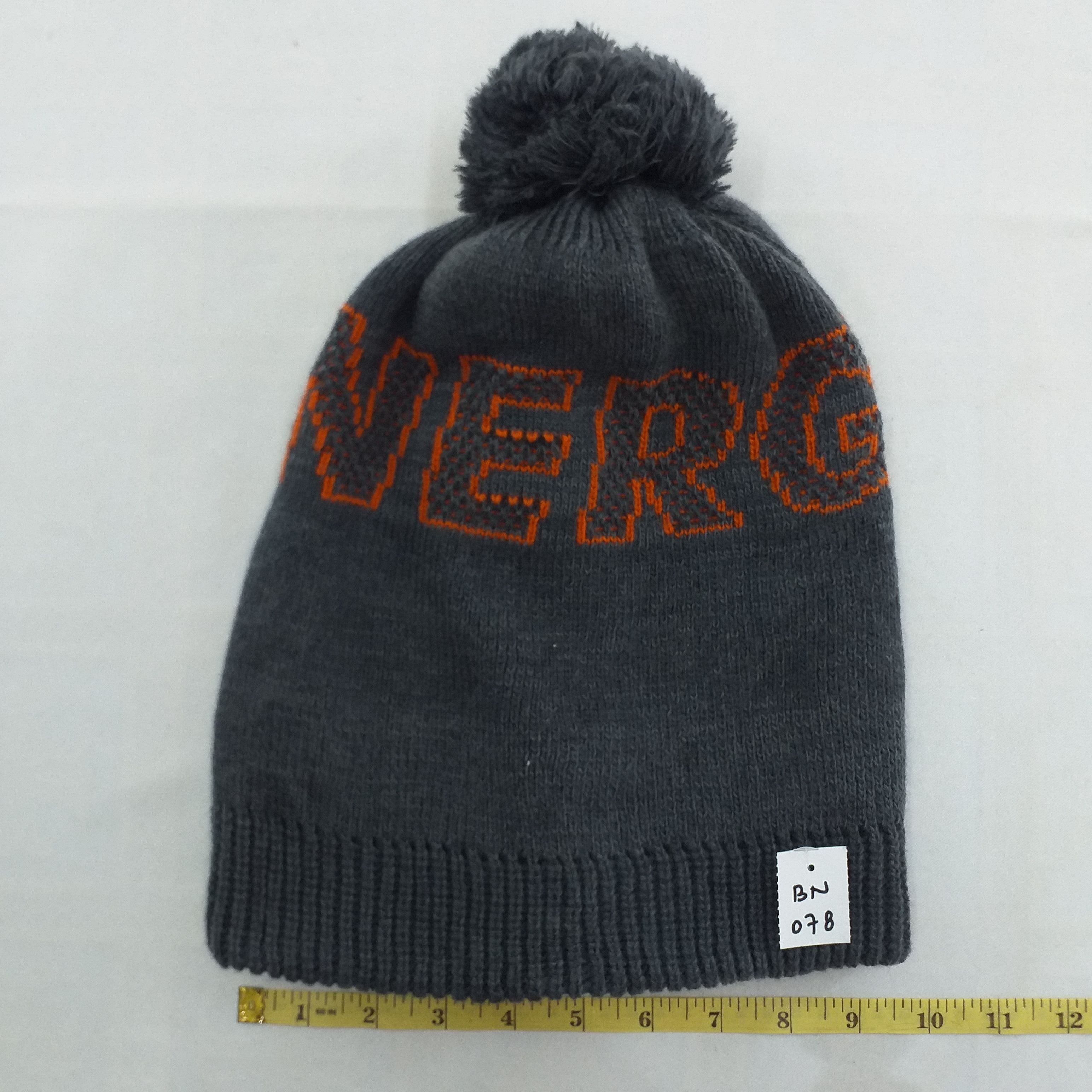 Japanese Brand Energy Spell Out Snow Cap Hat Beanie -BN078 Size ONE SIZE - 3 Thumbnail