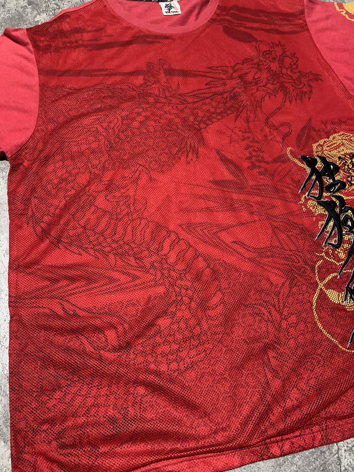 Dogtown Vtg 90s Dogtown black dragon mesh layer skateboard t shirt Size US XL / EU 56 / 4 - 5 Thumbnail