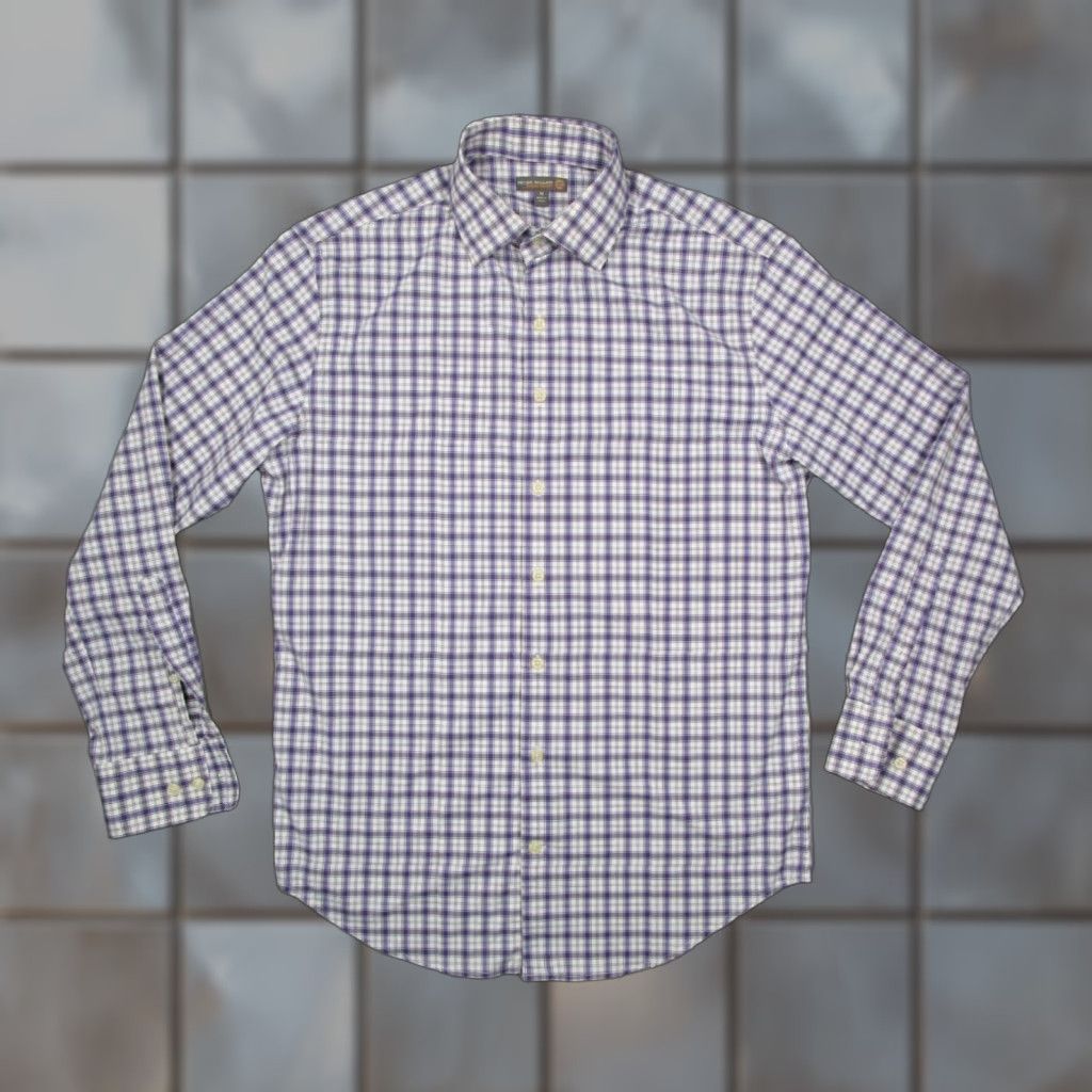 Peter Millar Peter Millar Shirt Mens M Purple Summer Comfort Button Up Performance Golf Size US M / EU 48-50 / 2 - 1 Thumbnail