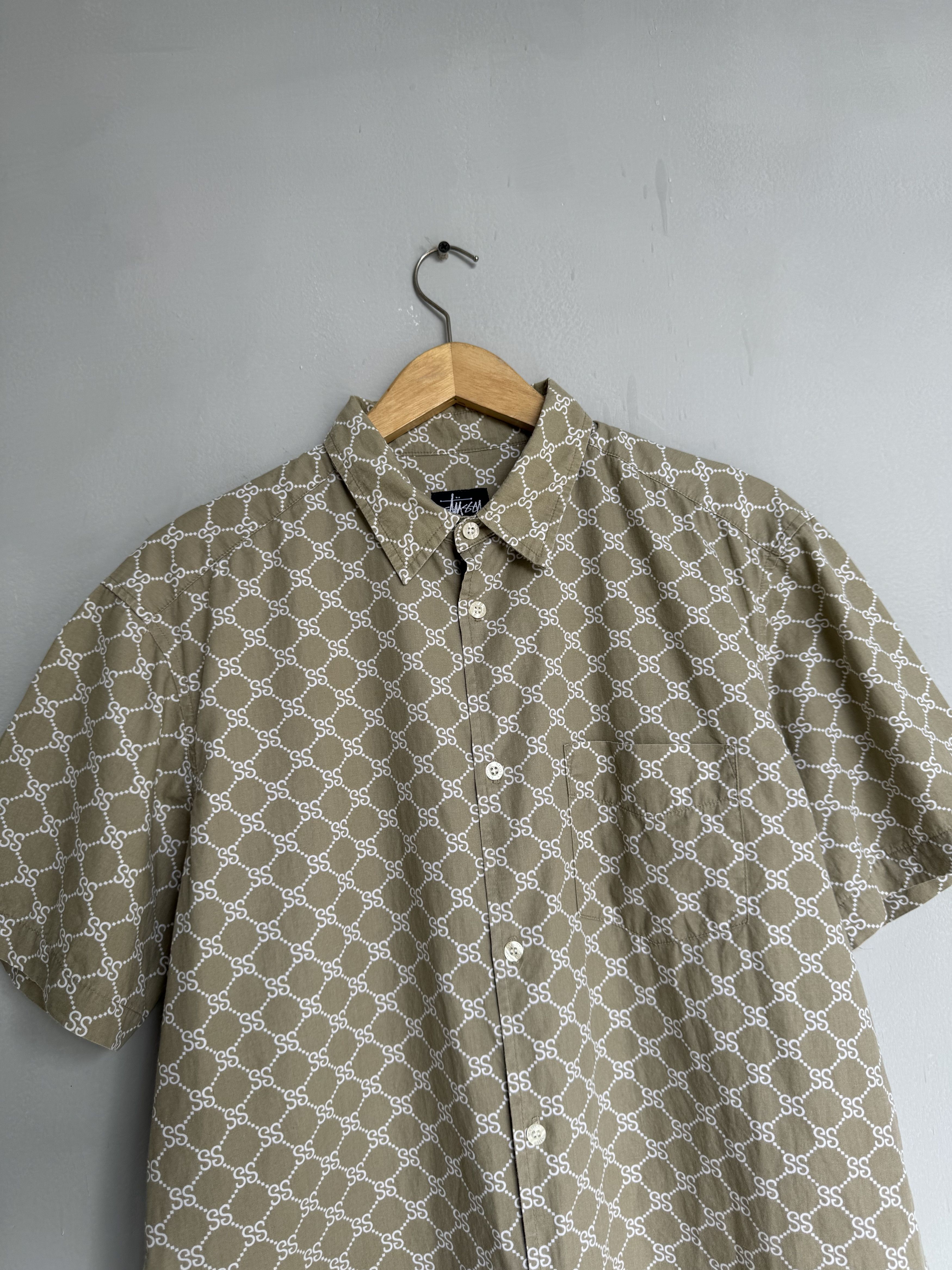 Stussy × Vintage Vintage Stussy Vintage Stucci monogram Shirt Size US M / EU 48-50 / 2 - 8 Thumbnail