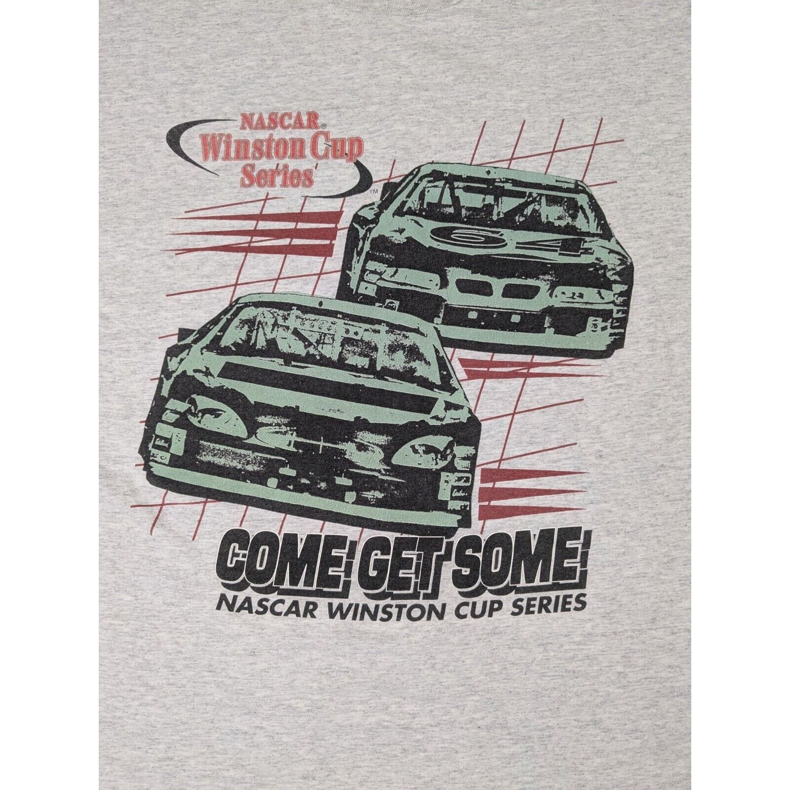 Other Vtg 2002 NASCAR T Shirt Winston Cup "COME GET SOME" Gray XL Size US XL / EU 56 / 4 - 2 Thumbnail