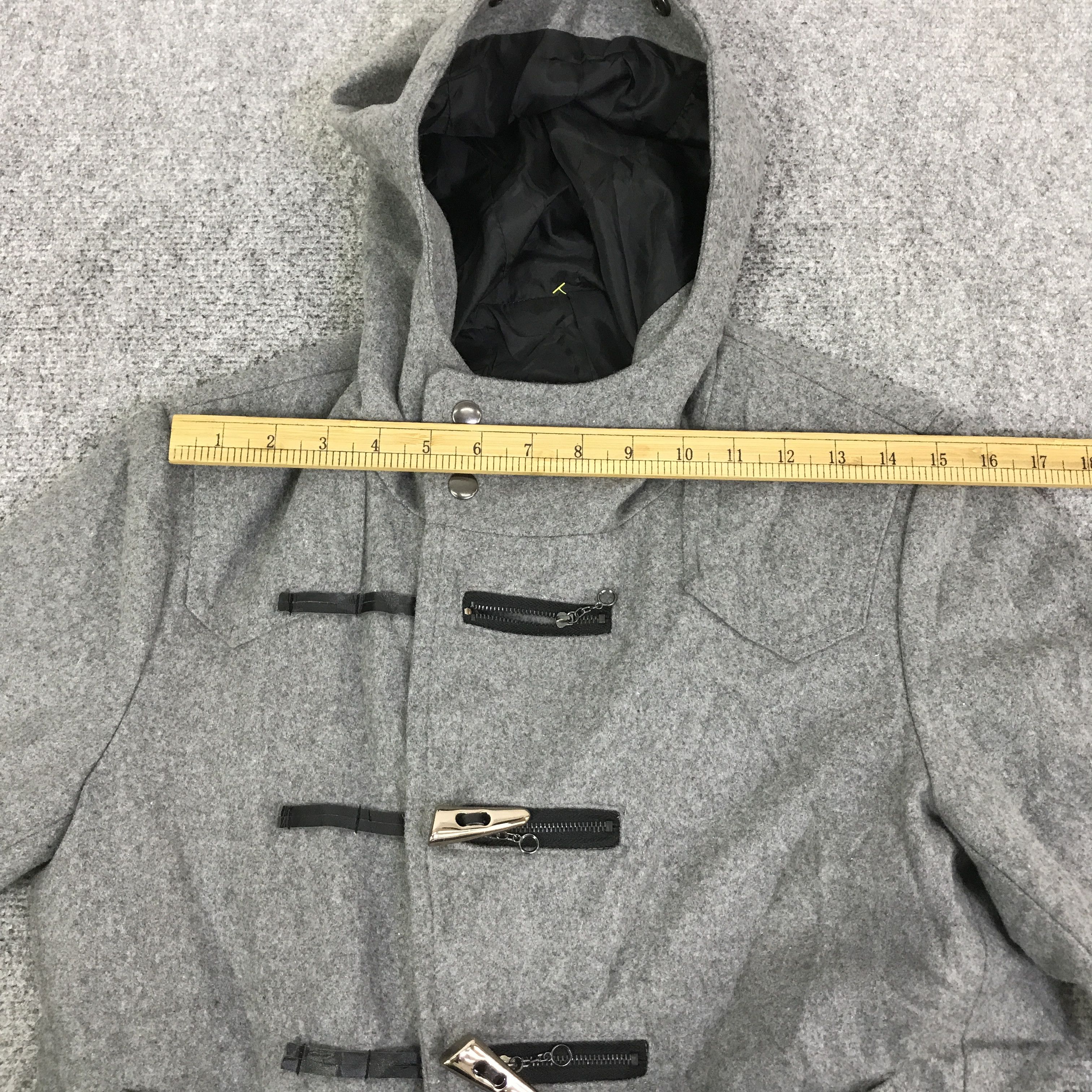 semanticdesign SEMANTIC DESIGN WOOL HOODIE JACKET K82B6 Size US M / EU 48-50 / 2 - 5 Thumbnail