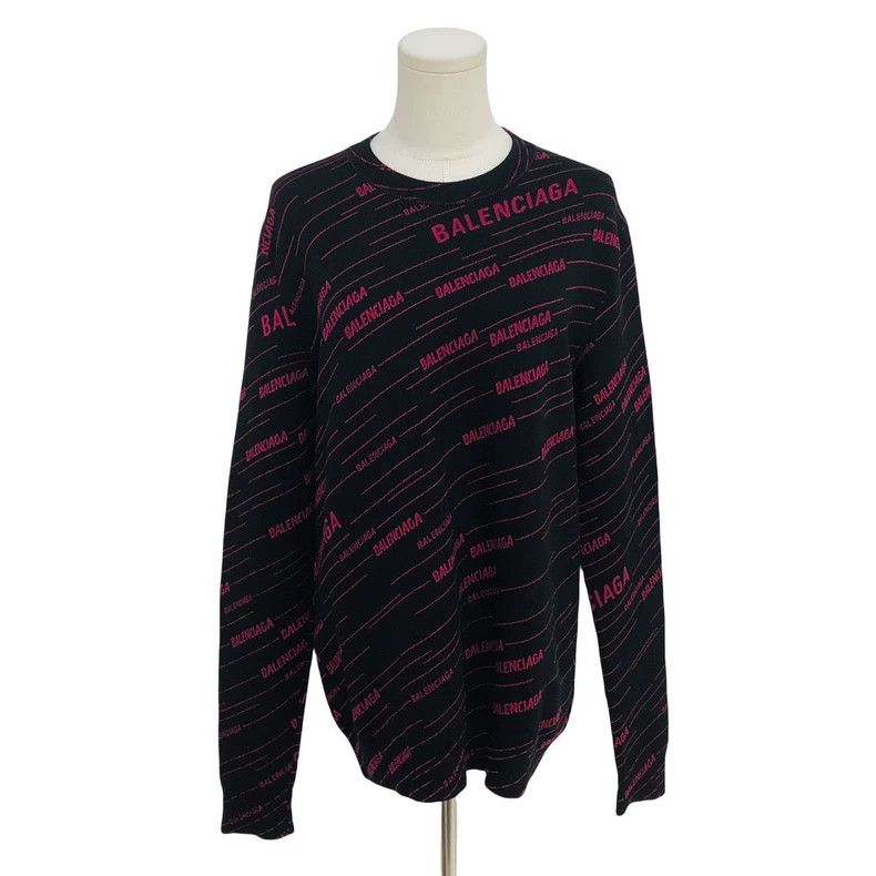 Balenciaga Balenciaga Bullet Screen Wool Knit Sweater Size US XS / EU 42 / 0 - 1 Thumbnail