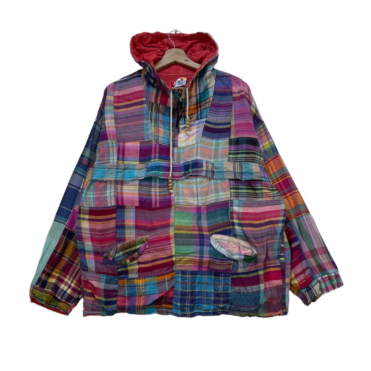 Japanese Brand × Vintage 💥Japanese Brand Pacthwork Joujou Anorak Reversible Jacket Size US M / EU 48-50 / 2 - 1 Thumbnail