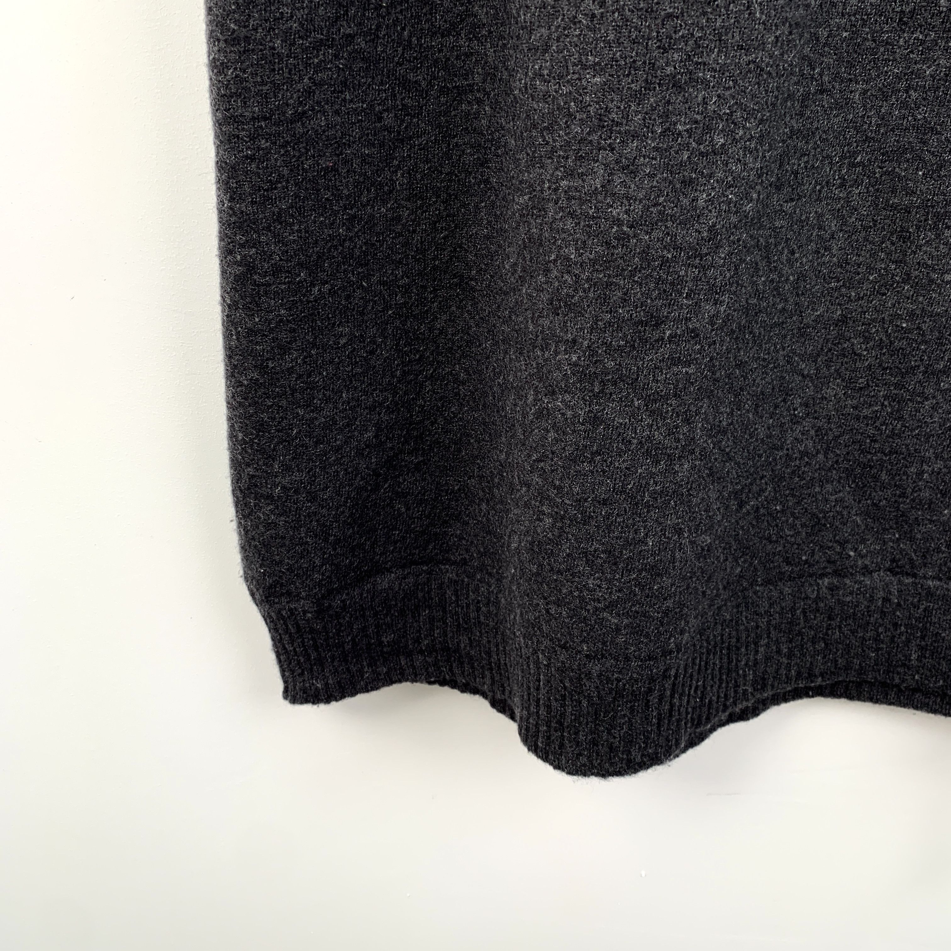 Celine Celine Crochet Embroidered Wool Knit Dress – Black (Size S) Size S / US 4 / IT 40 - 4 Thumbnail