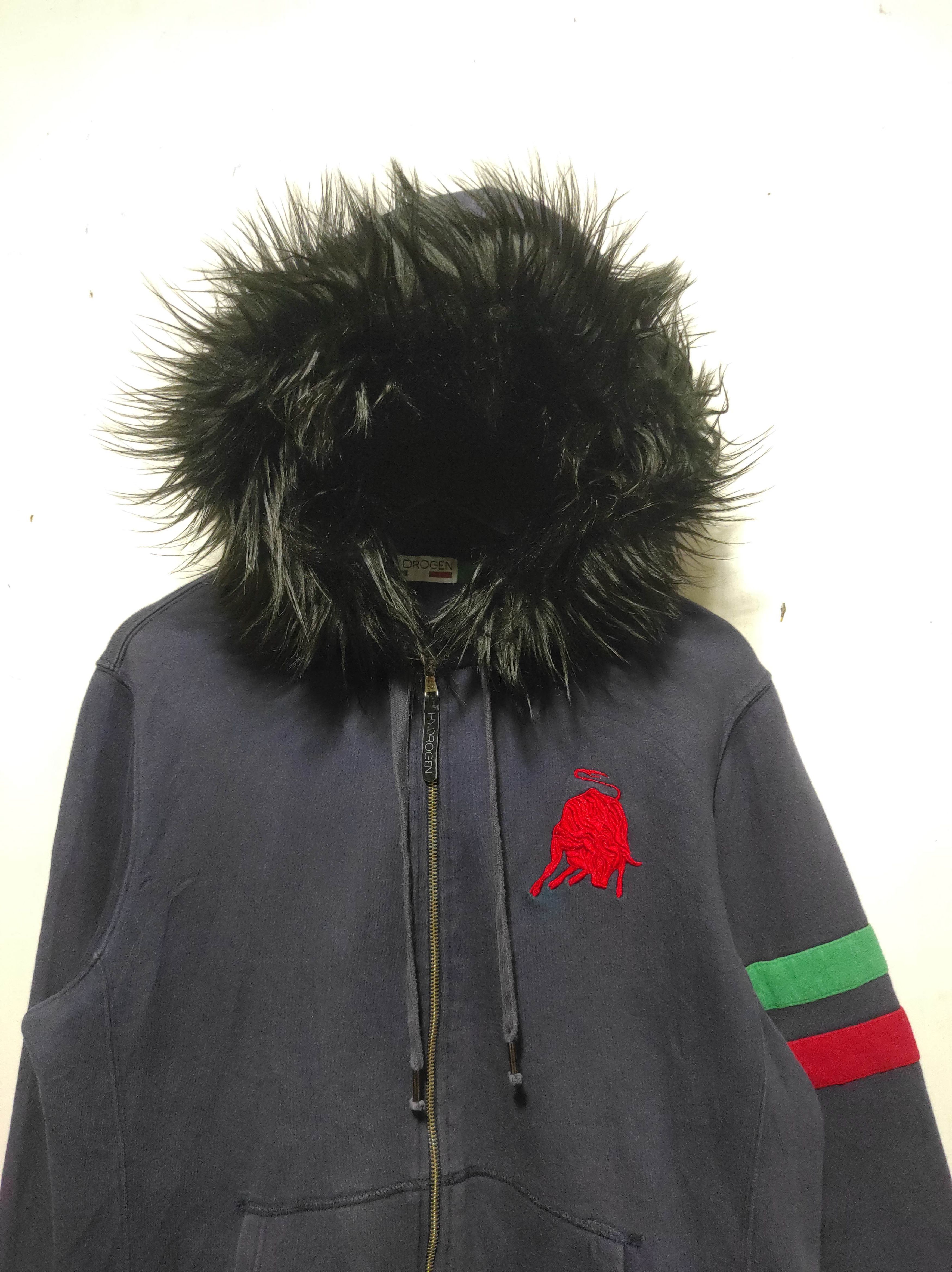 Hysteric Glamour Hydrogen navy faded Zipper Fur Hoodie LGB IfSixWasNine style Size US L / EU 52-54 / 3 - 3 Thumbnail