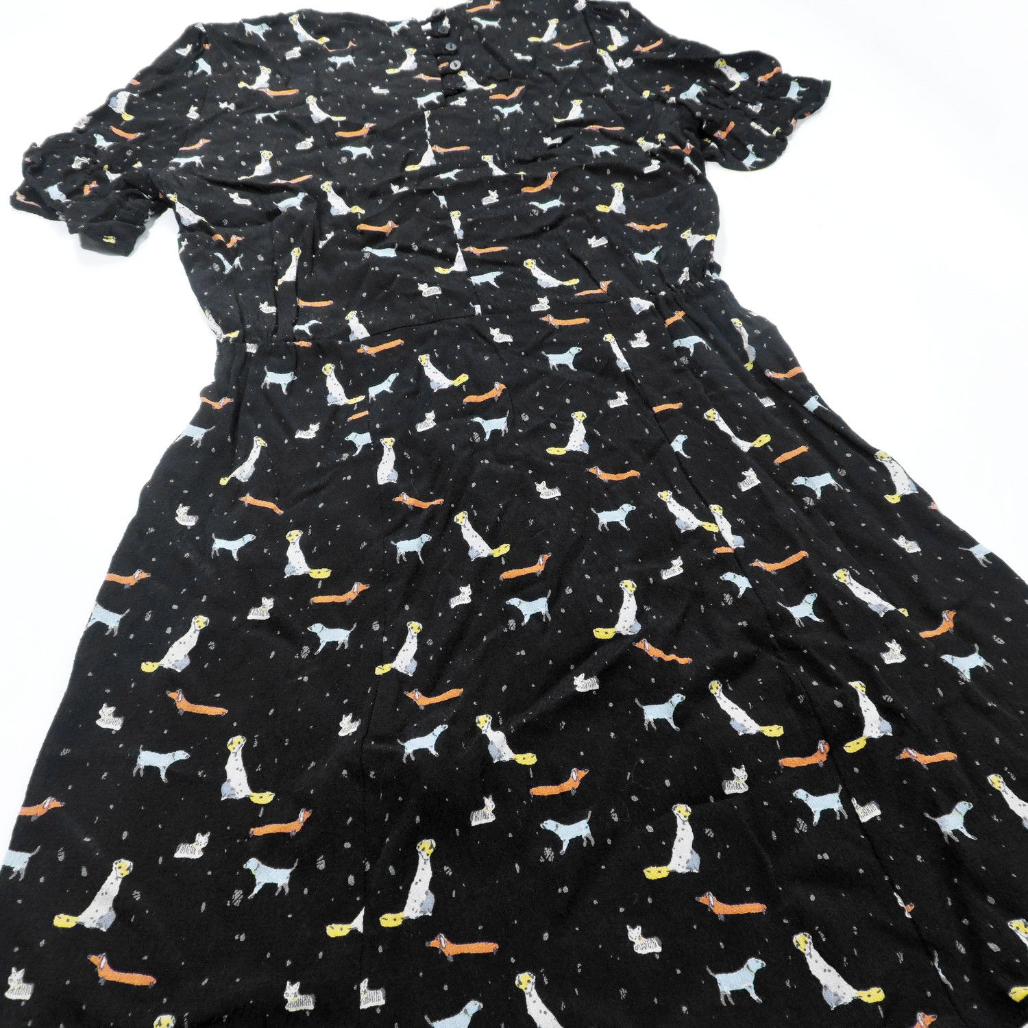 Zara ZARA TRAFALUC COLLECTION DOG PRINTED PATTERN MINI DRESS Size S / US 4 / IT 40 - 10 Thumbnail