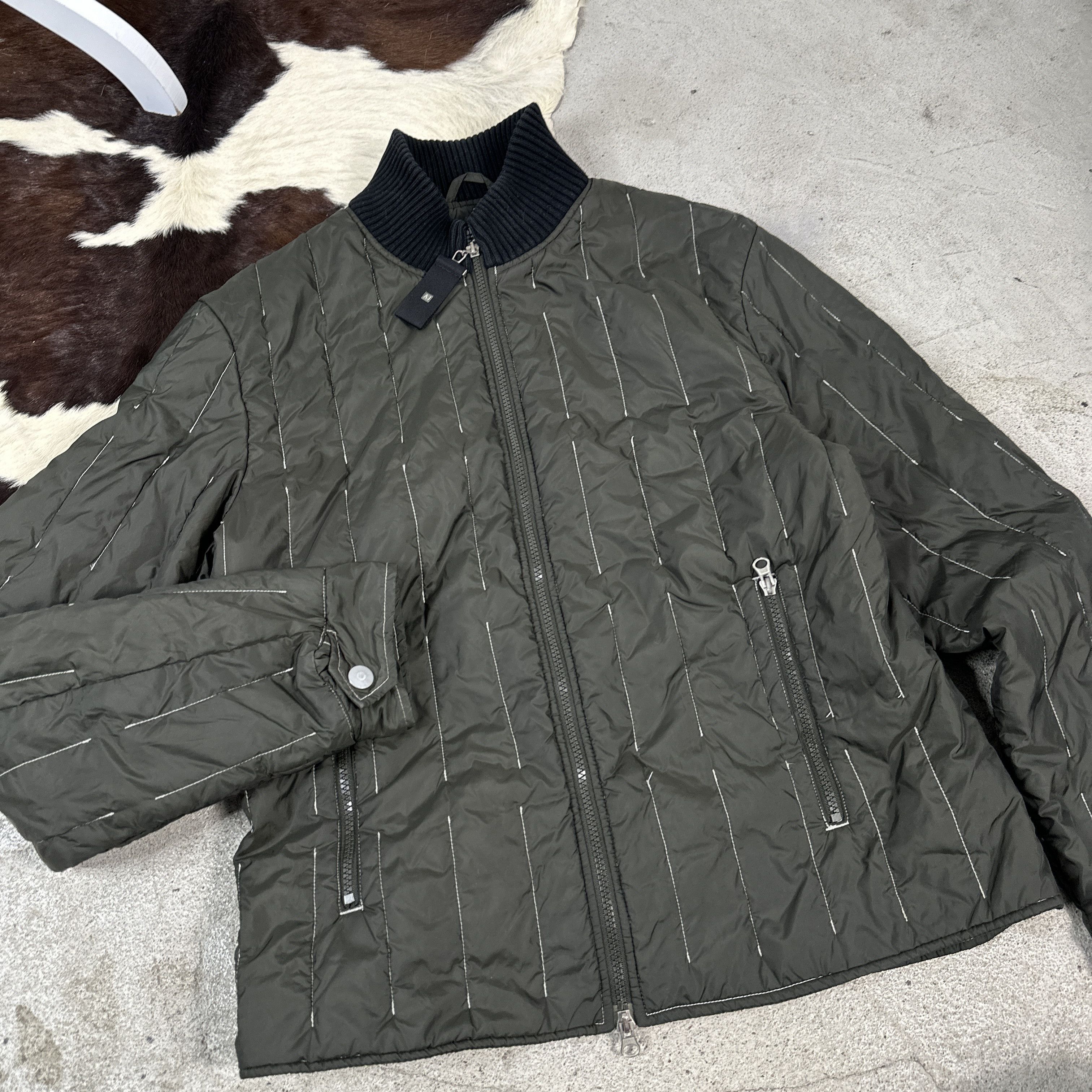 Armani × Vintage Vintage Casual Streetwear Armani Double Zip Jacket 00s Size US M / EU 48-50 / 2 - 6 Thumbnail