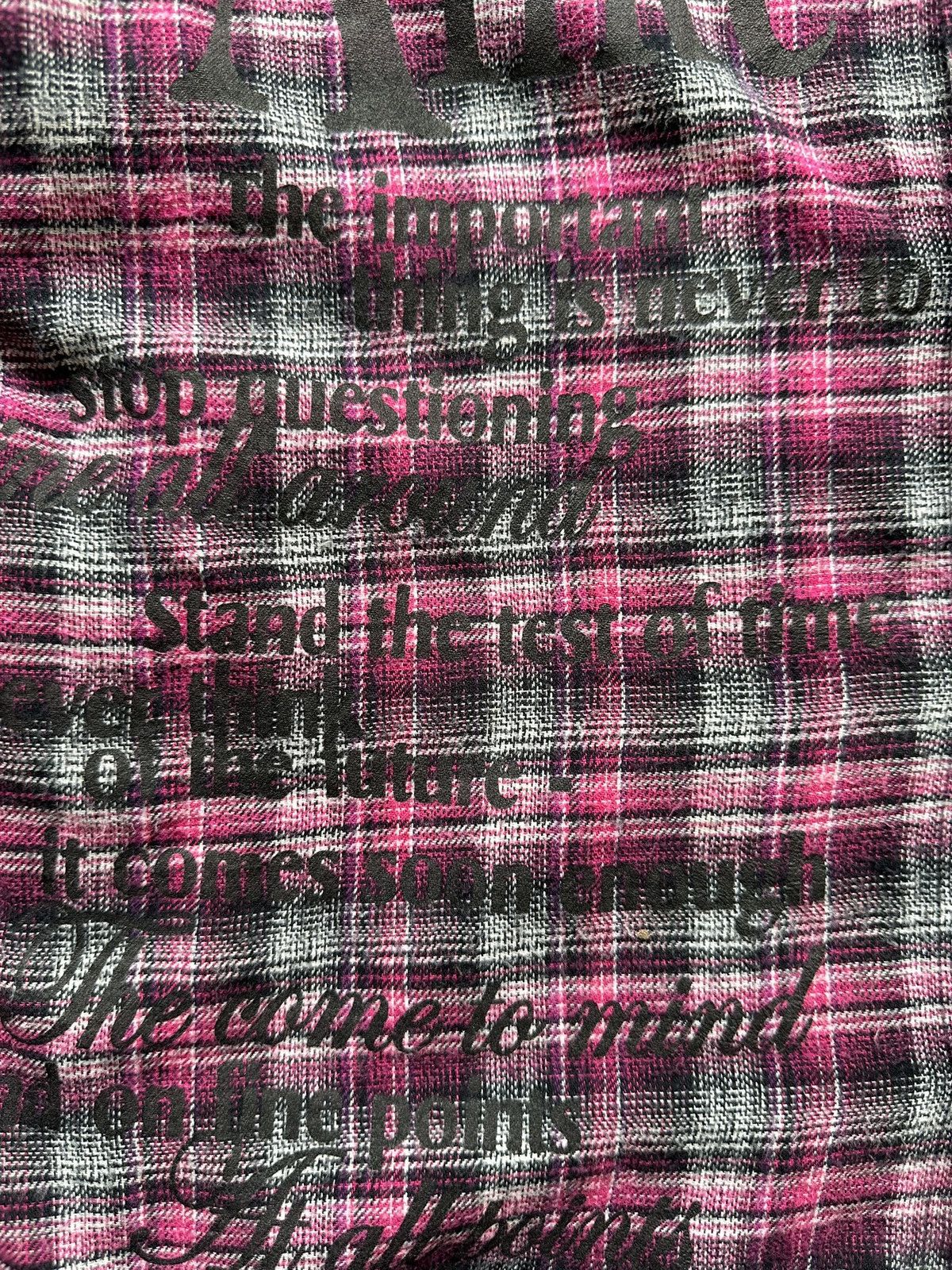 If Six Was Nine J-Rock - Ivanhoe flannel poem shirt / LGB if six was nine Size US M / EU 48-50 / 2 - 15 Thumbnail