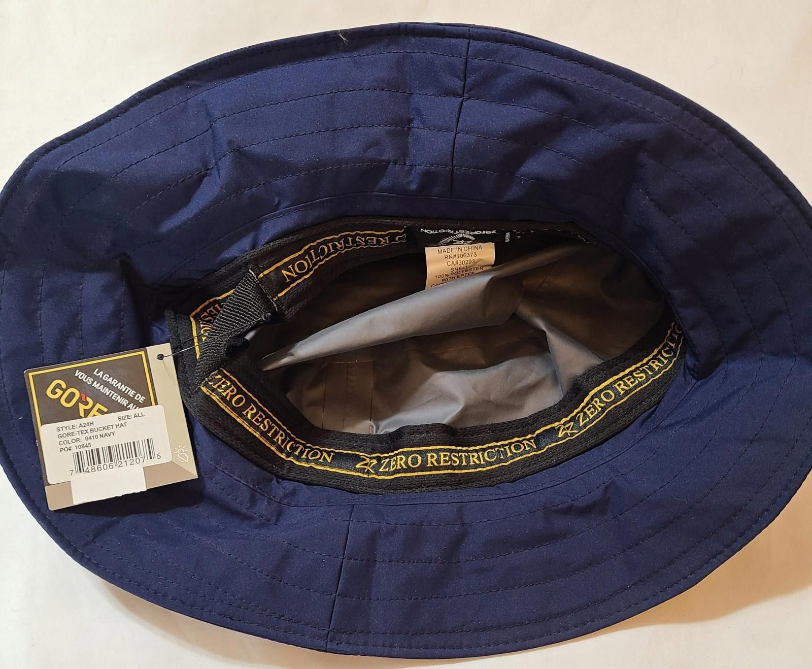 Designer NWT Zero Restriction Gore-Tex Bucket Hat Style A24H One Size Size ONE SIZE - 4 Thumbnail