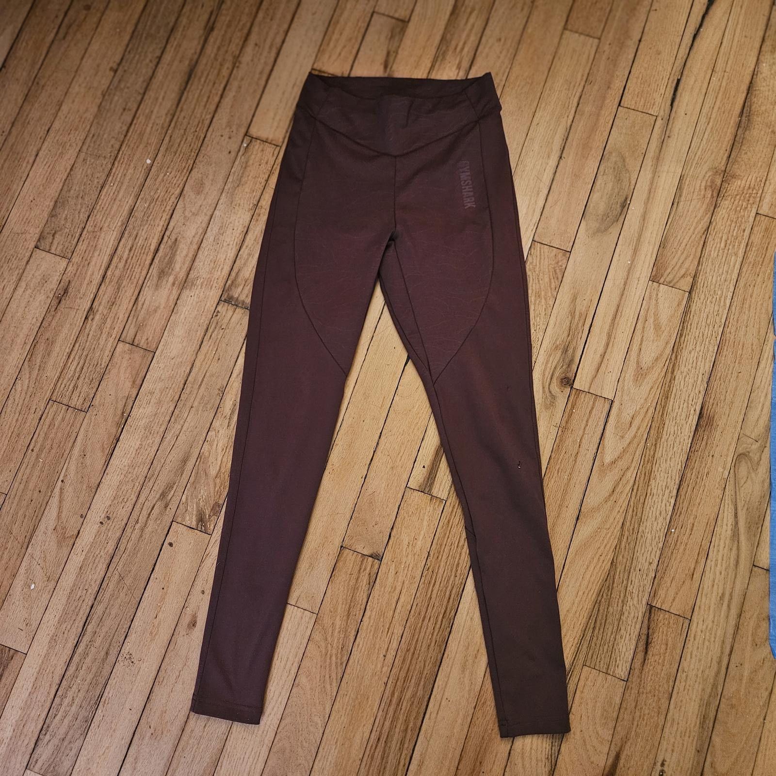 Gymshark Gymshark High-Waisted Leggings - Medium - Chocolate Brown Size 32" / US 10 / IT 46 - 1 Thumbnail