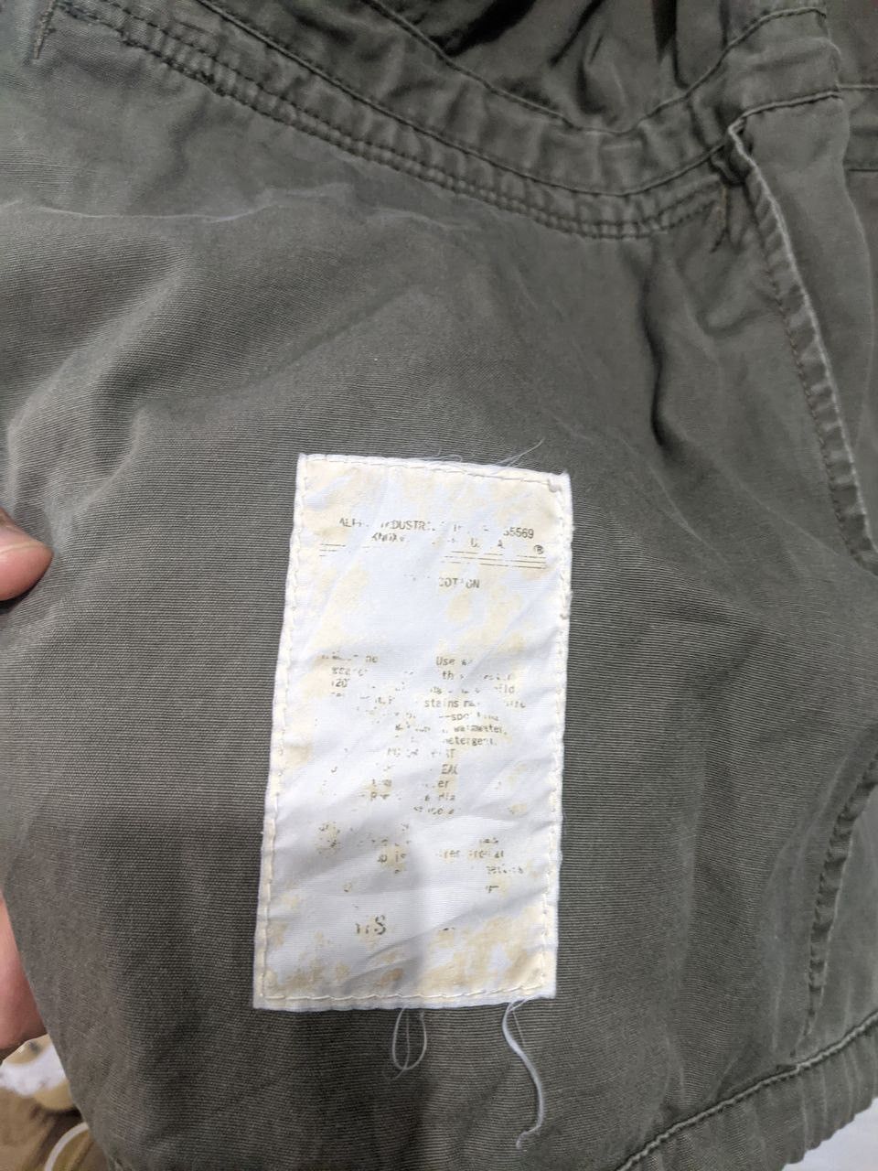 Alpha Industries × Vintage ALPHA INDUSTRIES PARKA JACKET MILITARY Size US L / EU 52-54 / 3 - 7 Thumbnail