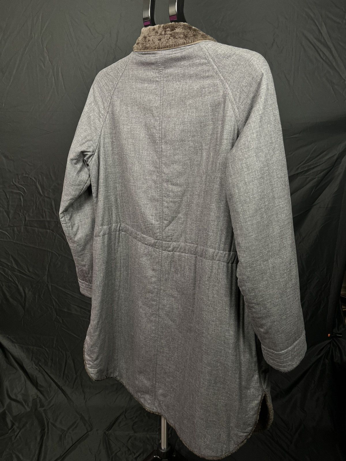 Brunello Cucinelli Brunello Cucinelli RRP 6000 € Parka Coat Grey Faux Fur Colla Size L / US 10 / IT 46 - 3 Thumbnail