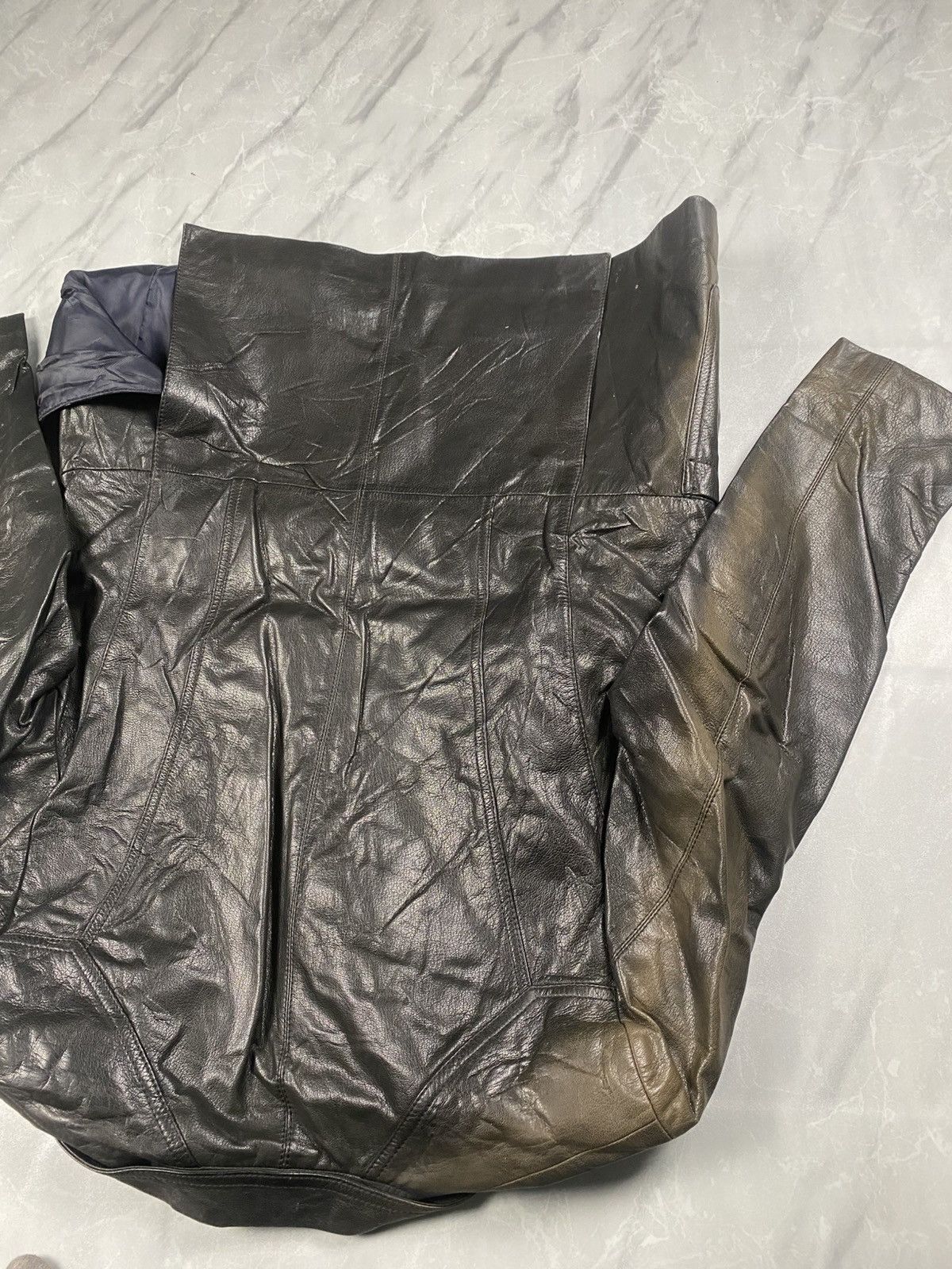 Japanese Brand Vintage Japanese Carte Blanche Punk Leather Blazer Jacket Size US M / EU 48-50 / 2 - 10 Thumbnail