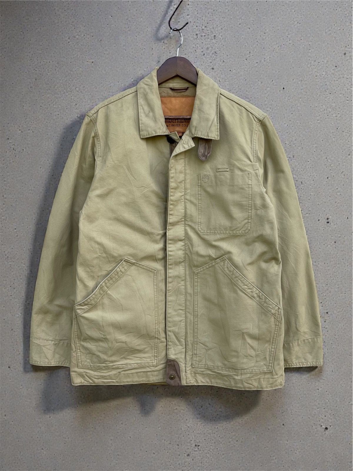 Timberland 🔥Vintage 90's Timberland Men's Canvas Chore Jacket Size US M / EU 48-50 / 2 - 1 Thumbnail