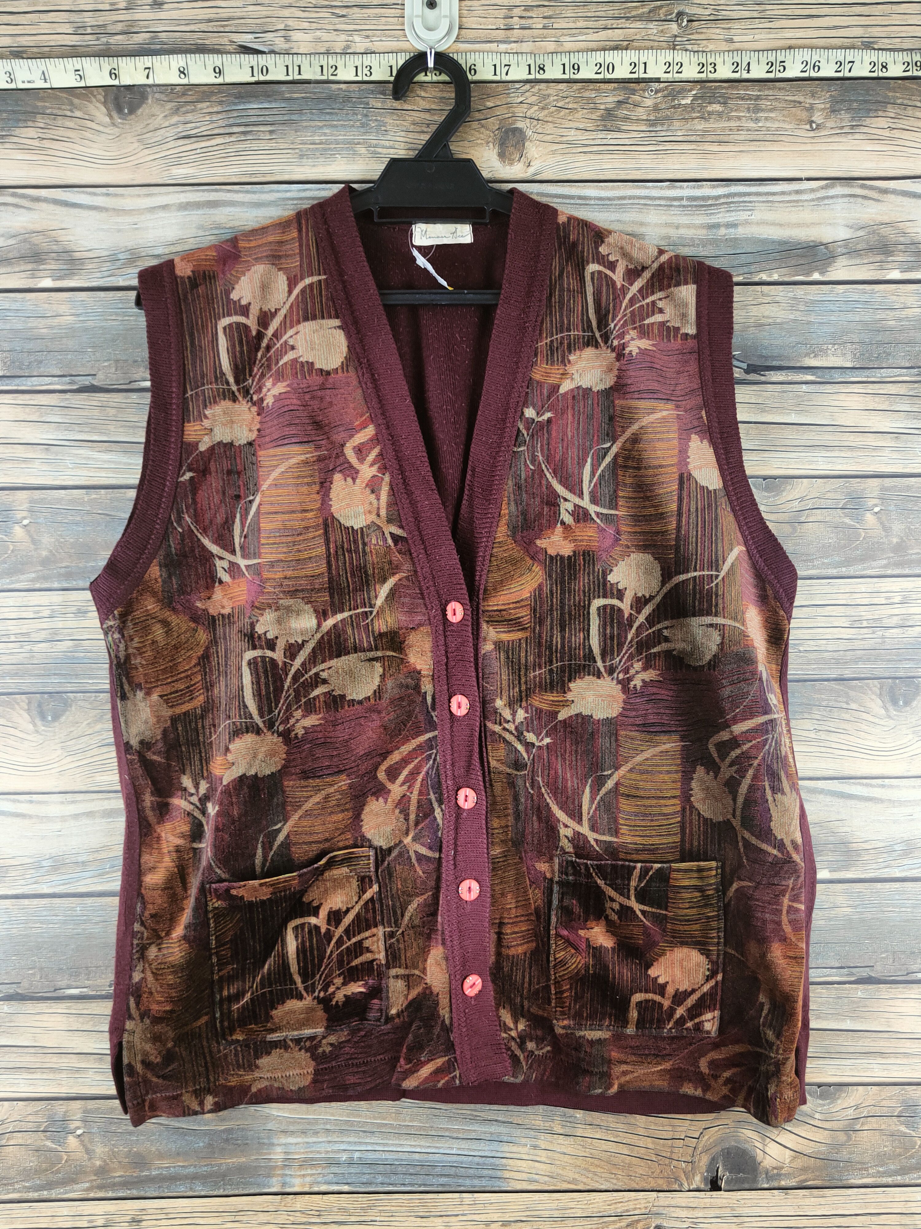 Vintage DL Menau Ace vintage Brown Knitwear Vests #46-481 Size US L / EU 52-54 / 3 - 1 Thumbnail