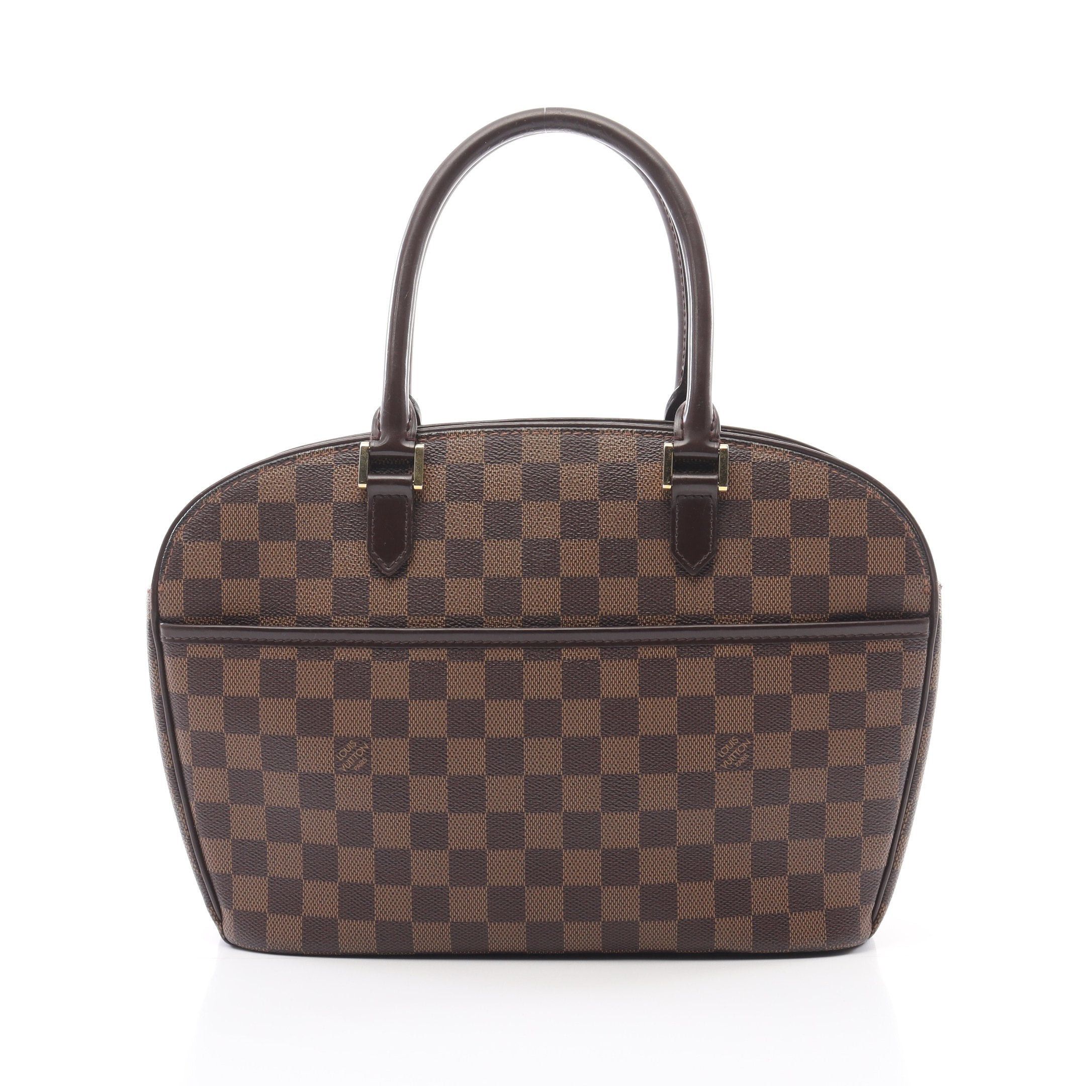Louis Vuitton Louis Vuitton Saria Horizontal Damier Ebene Handbag Leather Brown Size ONE SIZE - 1 Thumbnail