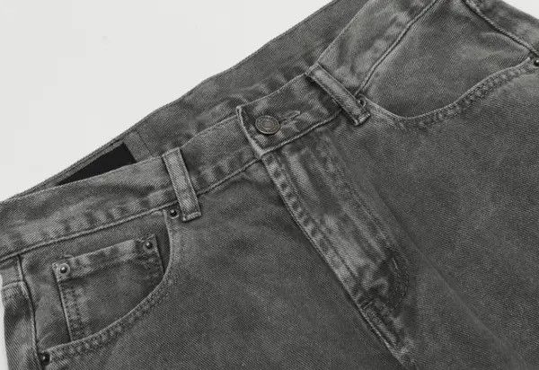 Japanese Brand VIBE American high street casual straight loose cool jeans Size US 32 / EU 48 - 4 Thumbnail
