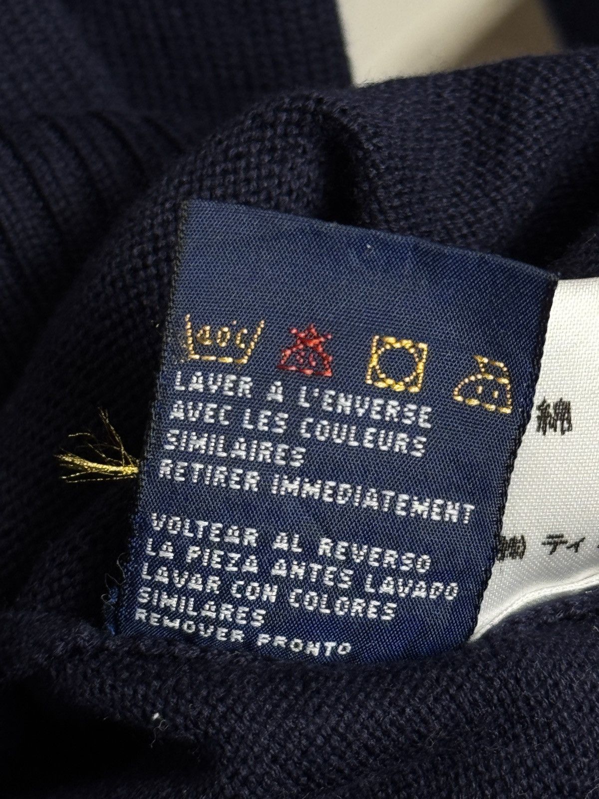 Tommy Hilfiger Tommy Hilfiger men's navy blue quarter-zip pullover sweater. Size US L / EU 52-54 / 3 - 12 Thumbnail