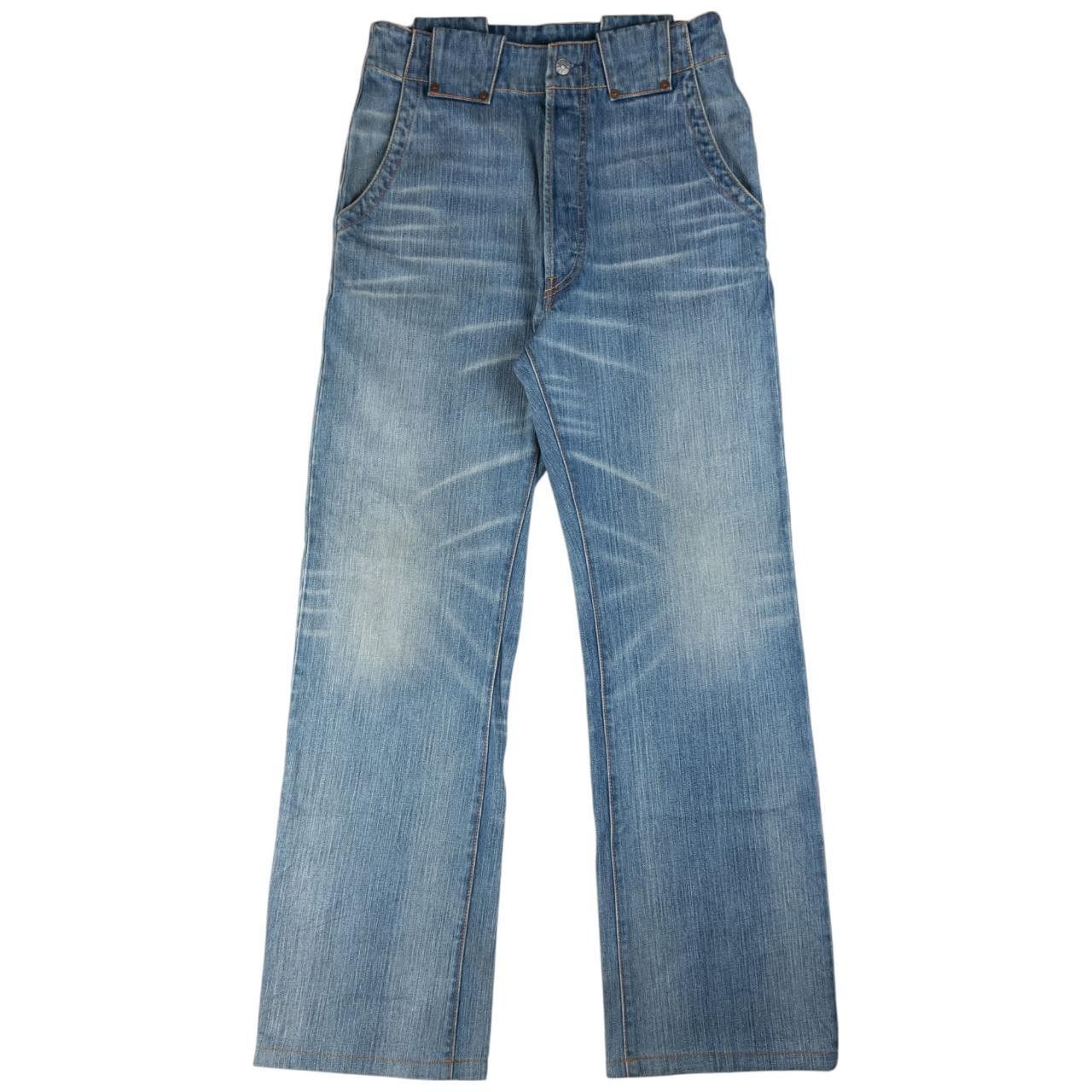 Evisu Vintage Evisu Debossed Double Gull Japanese Denim Jeans W31 Size US 31 - 3 Thumbnail