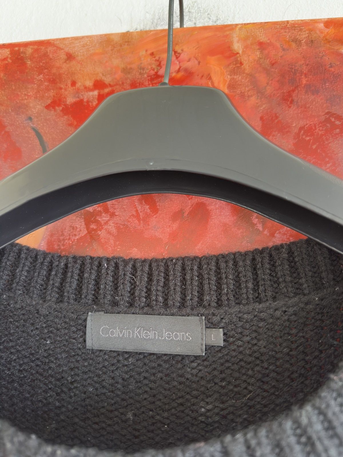 Calvin Klein Calvin Klein Relaxed Sweater Size L Size L / US 10 / IT 46 - 4 Thumbnail