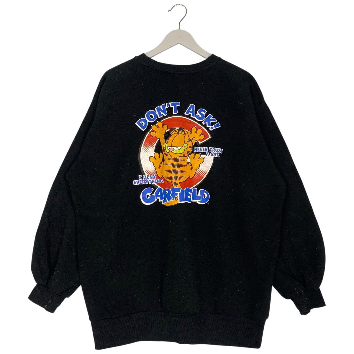 Other Vintage Garfield Big Printed Black SweatshirtCrewneck Size L Size US L / EU 52-54 / 3 - 1 Thumbnail