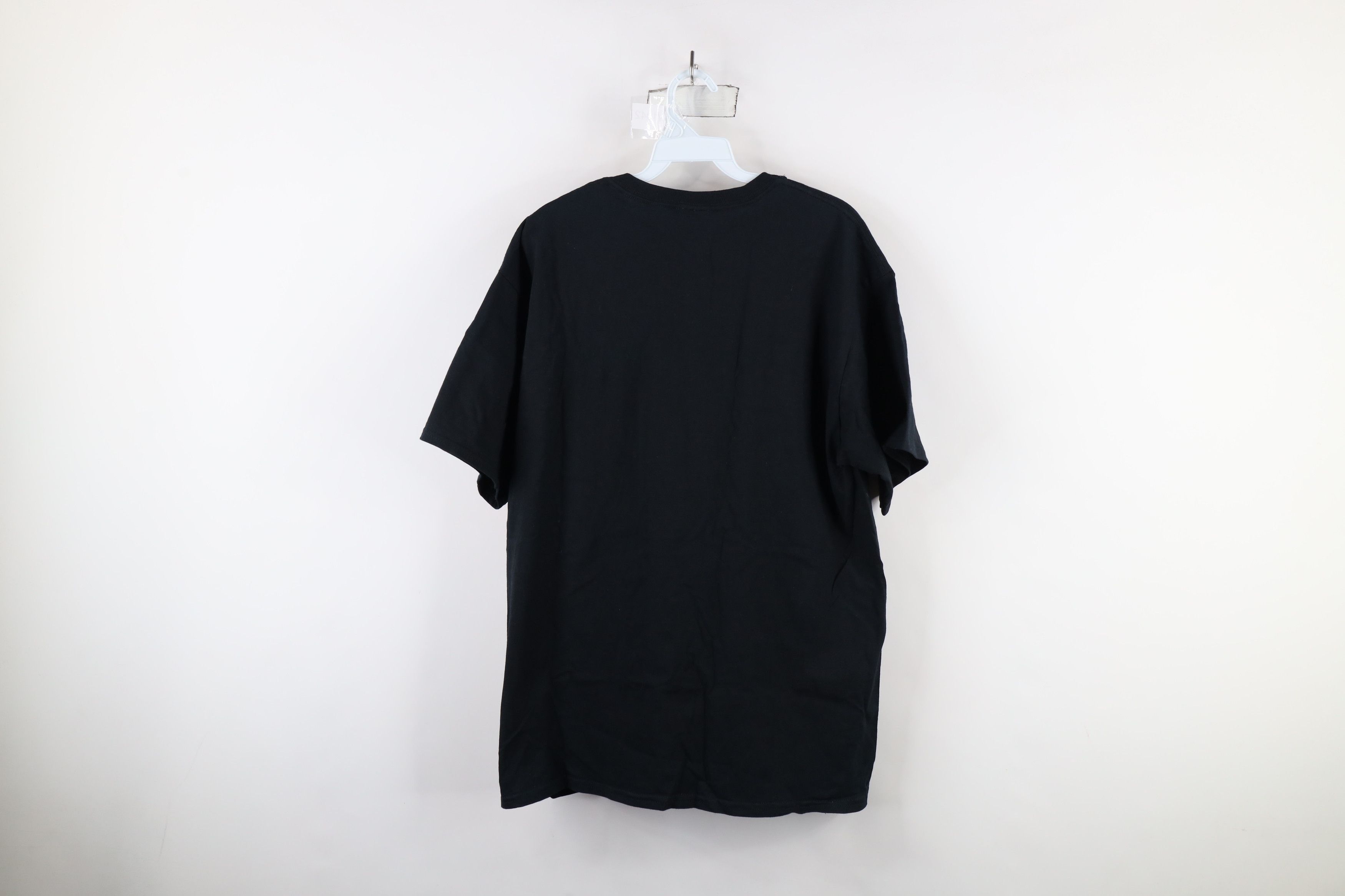 Vintage Vintage 90s Streetwear Heavyweight Cotton T-Shirt Black Size US L / EU 52-54 / 3 - 8 Thumbnail