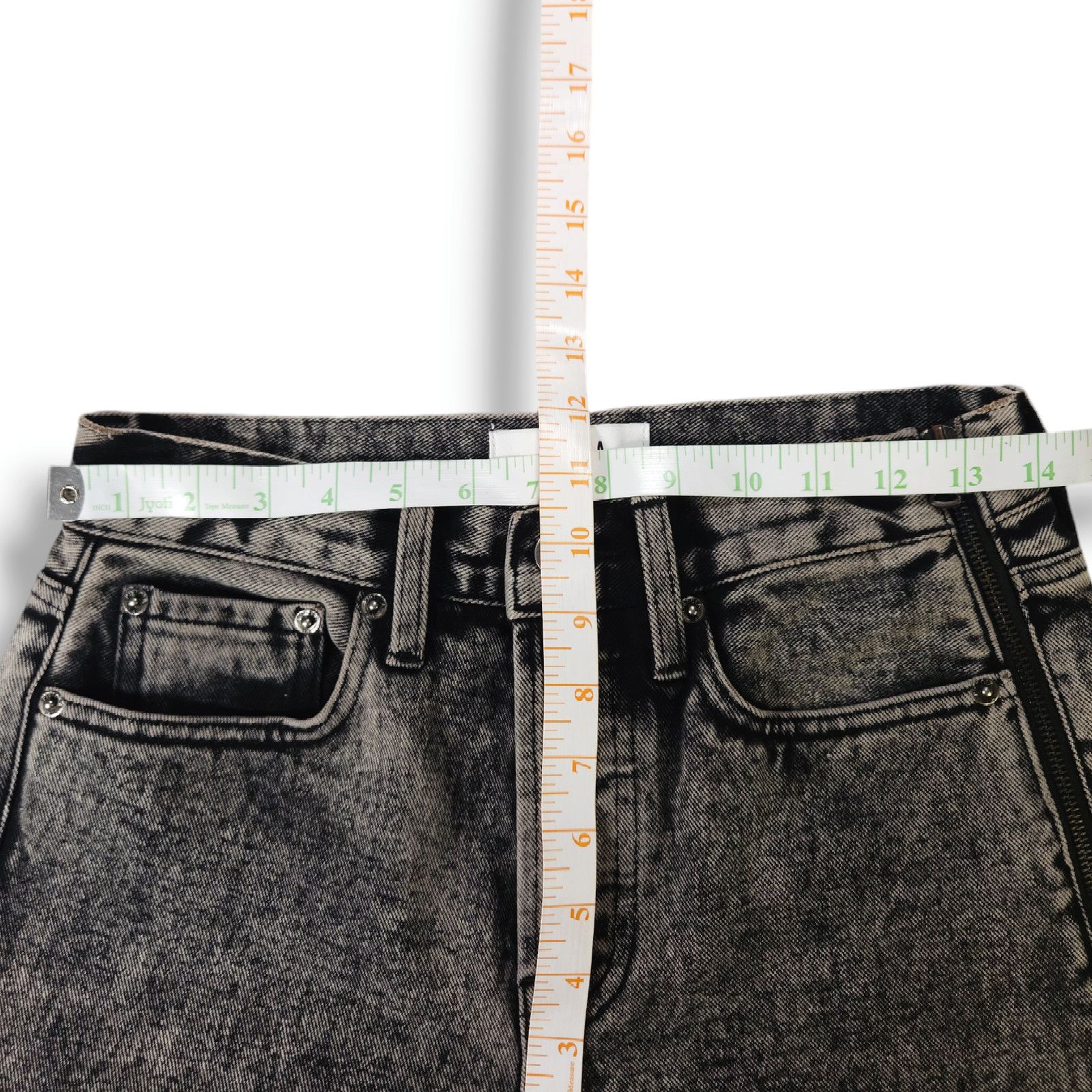 Pistola NWT Pistola Charlie Grey Denim Jeans Side Zipper Sz. 26X27 Size 26" / US 2 / IT 38 - 9 Thumbnail