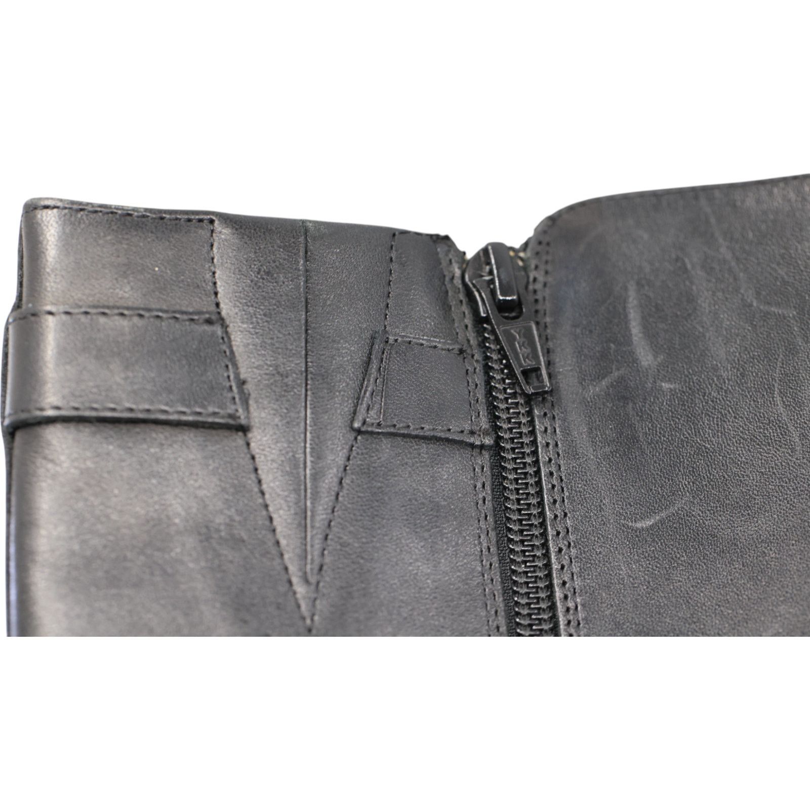 Ralph Lauren Ralph Lauren Margarite Leather Boots 5.5B Black 15" KneeHigh Size US 5.5 / IT 35.5 - 15 Thumbnail