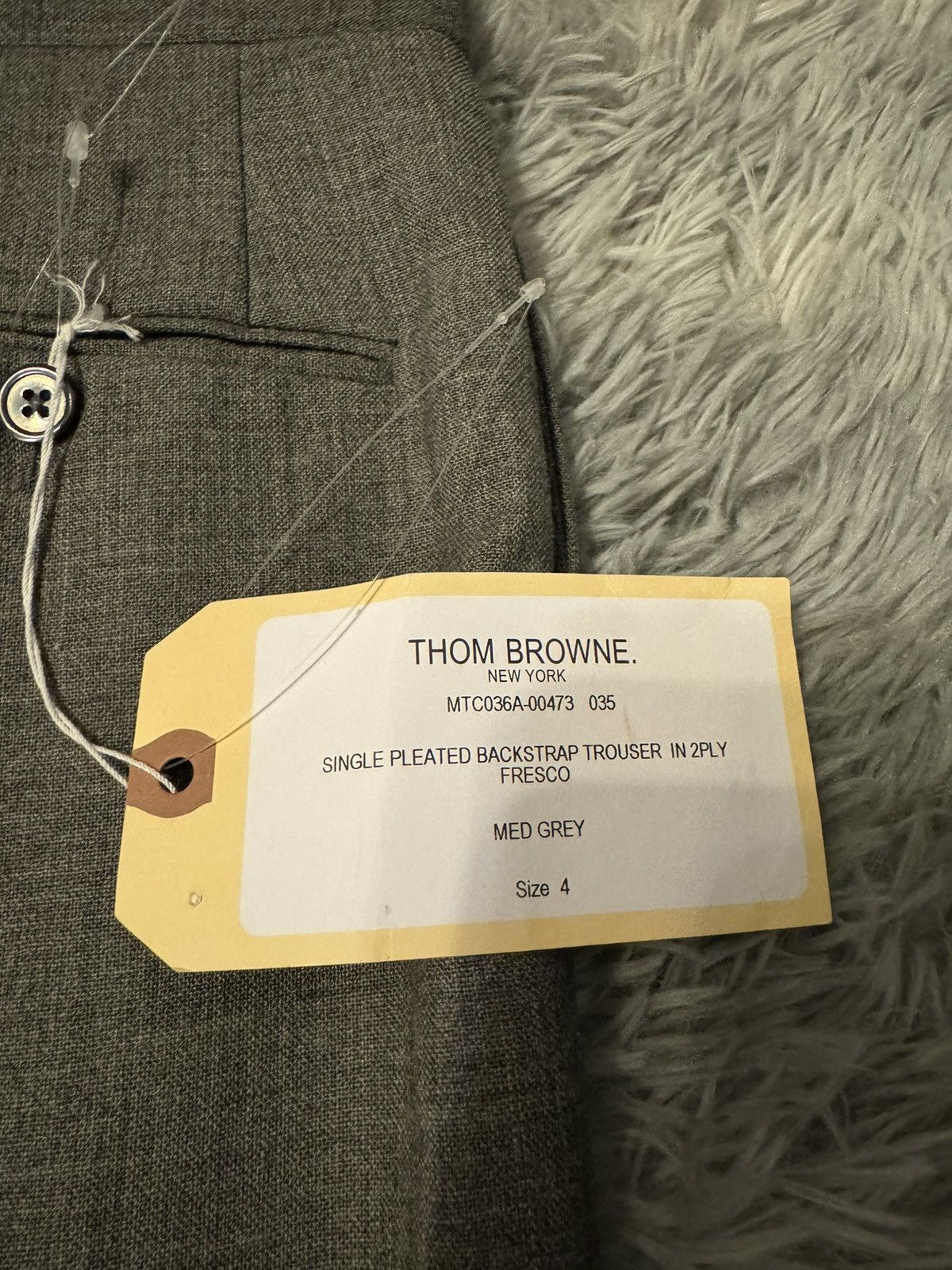 Thom Browne Single pleated trouser in 2ply fresco Size US 36 / EU 52 - 6 Thumbnail