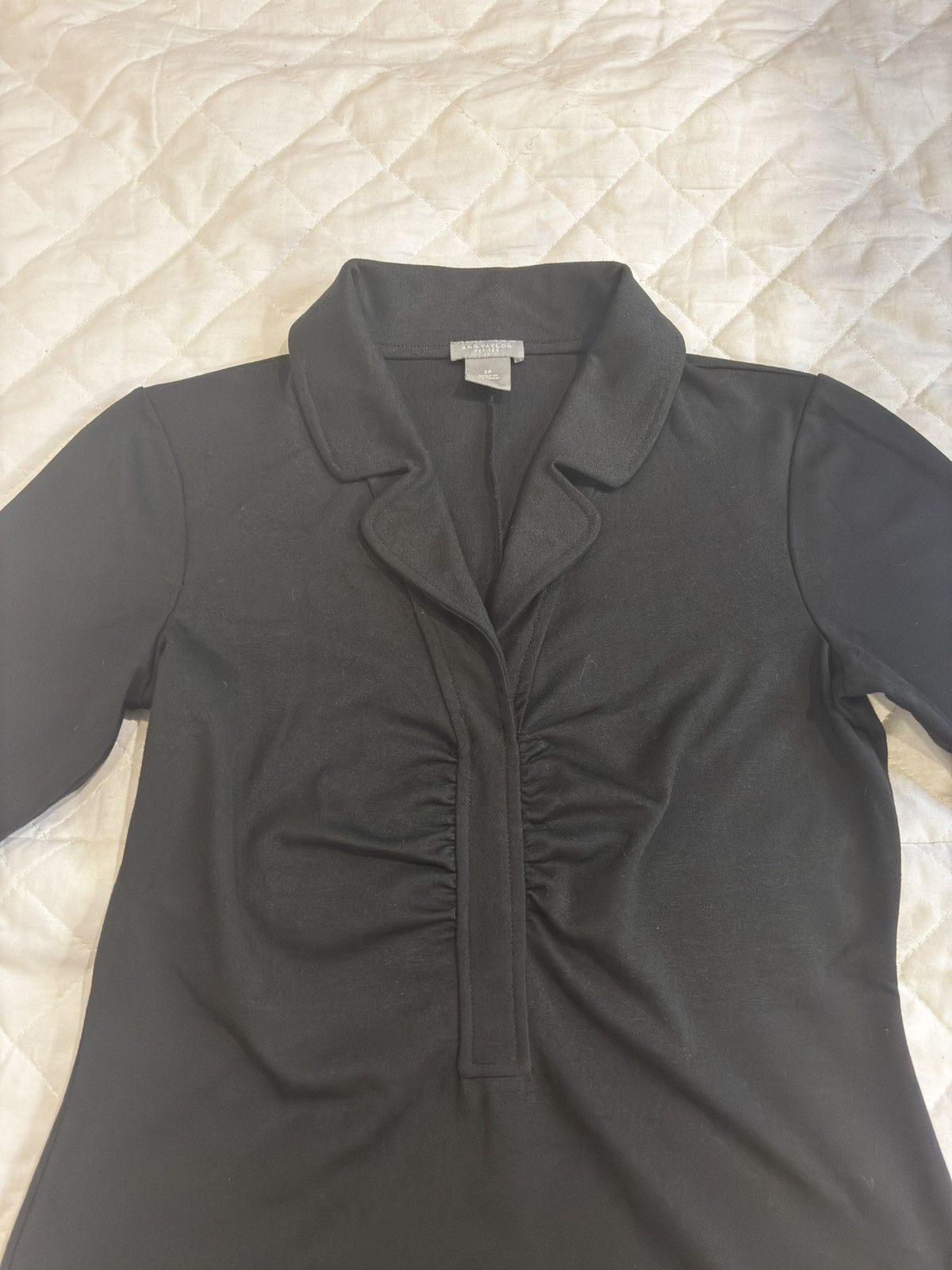 Ann Taylor Black Dress.wd219 Size XS / US 0-2 / IT 36-38 - 2 Thumbnail