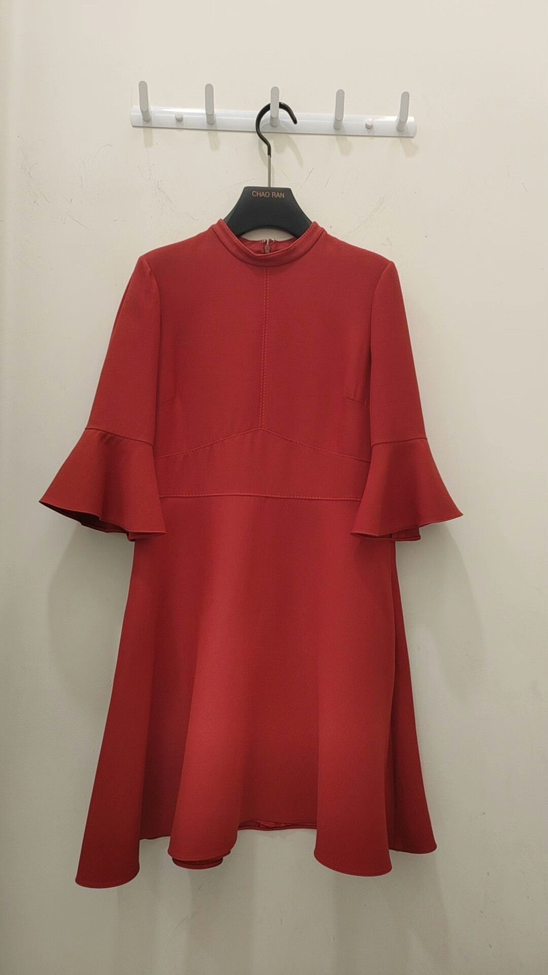 Valentino Valentino Red Midi Dress Size 44 Size US XL / EU 56 / 4 - 1 Thumbnail