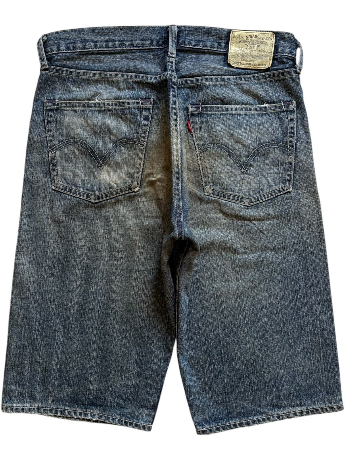 Levi's SALES🔥🔥Vintage 90s Levis 503 Mud Wash Loose Jean Shorts Size US 32 / EU 48 - 2 Thumbnail