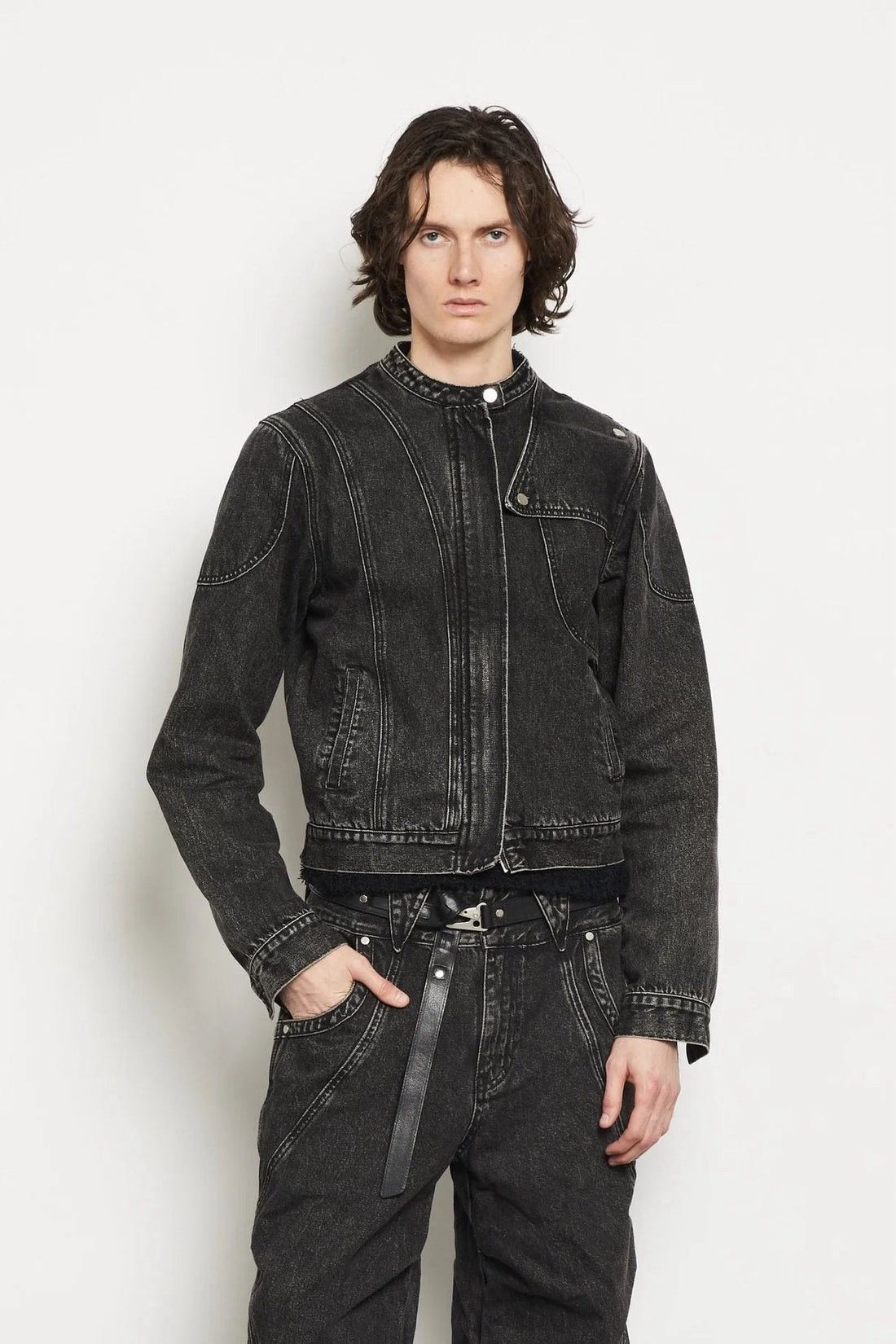 Other Sachraga Circuit Denim Moto Jacket Size US M / EU 48-50 / 2 - 8 Thumbnail