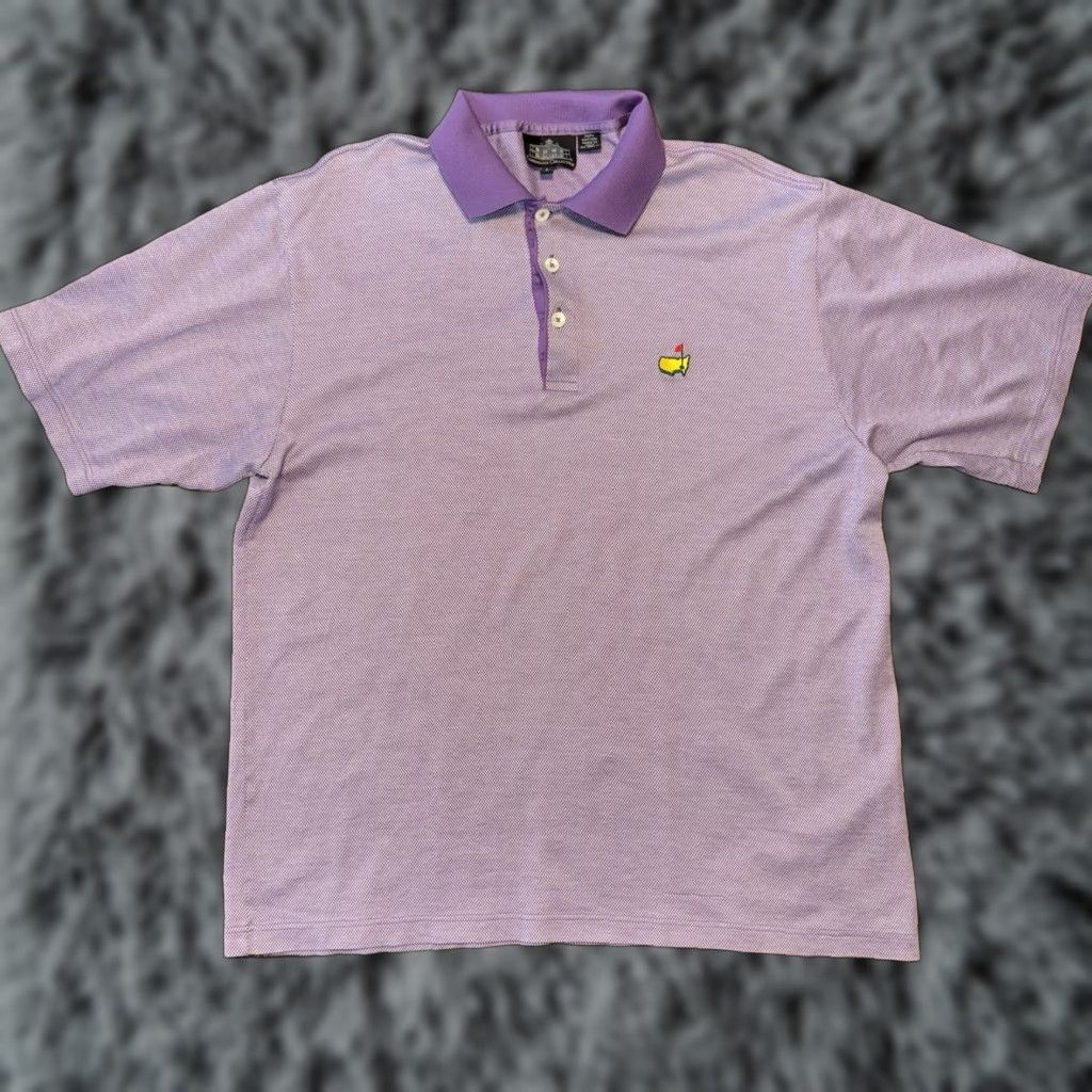 Vintage Clubhouse Collection Polo Shirt Men’s Large Masters Logo Golf Purple Polo Shirt Men’s L Purple Masters Logo Golf Clubhouse Collection Size US L / EU 52-54 / 3 - 1 Thumbnail